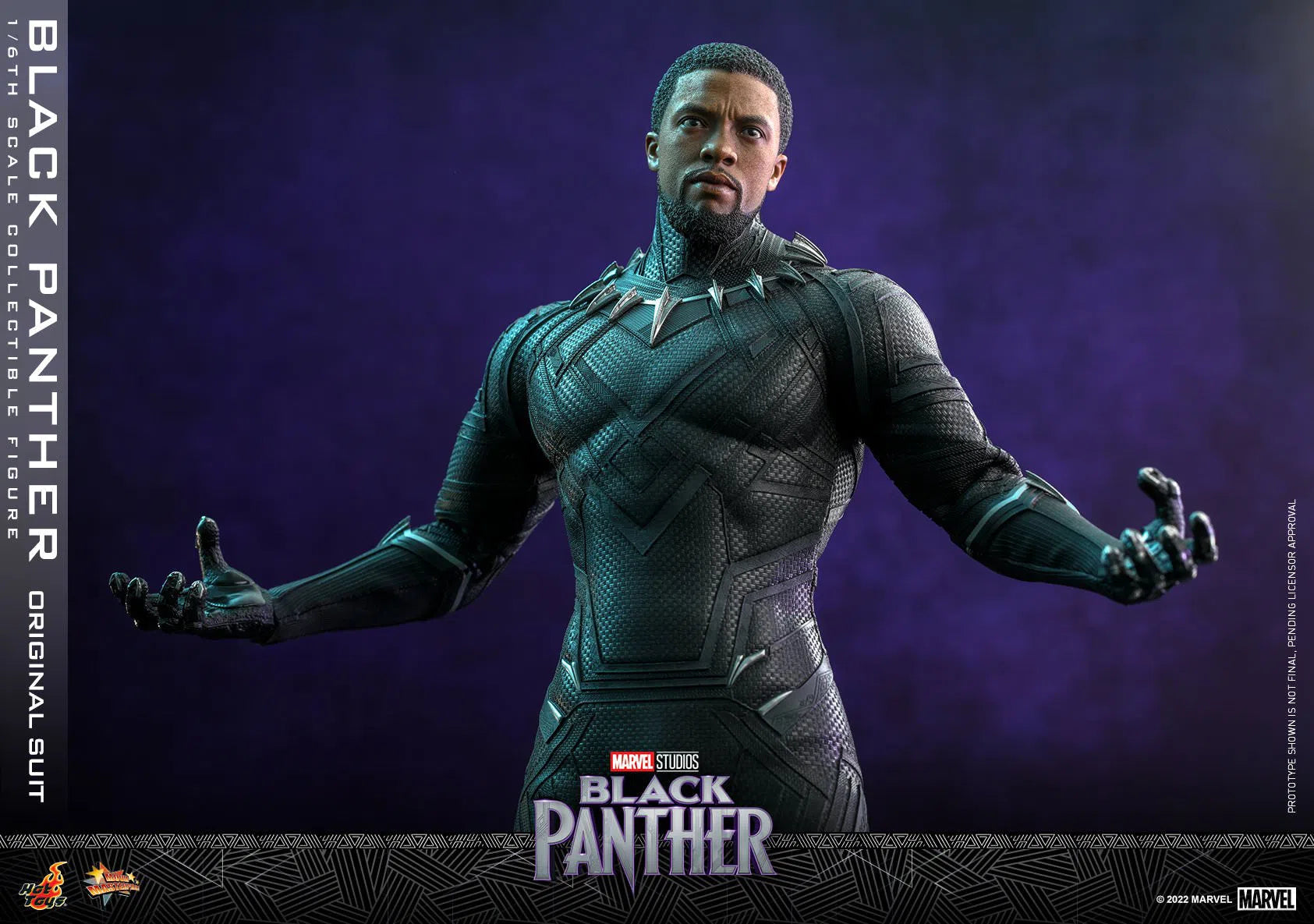 Black Panther: Original Suit: Black Panther: MMS671 Hot Toys