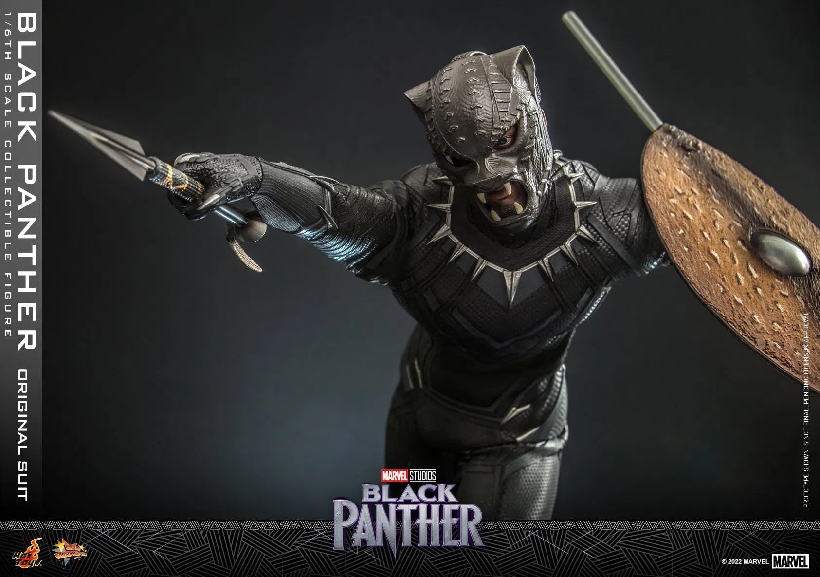 Black Panther: Original Suit: Black Panther: MMS671 Hot Toys