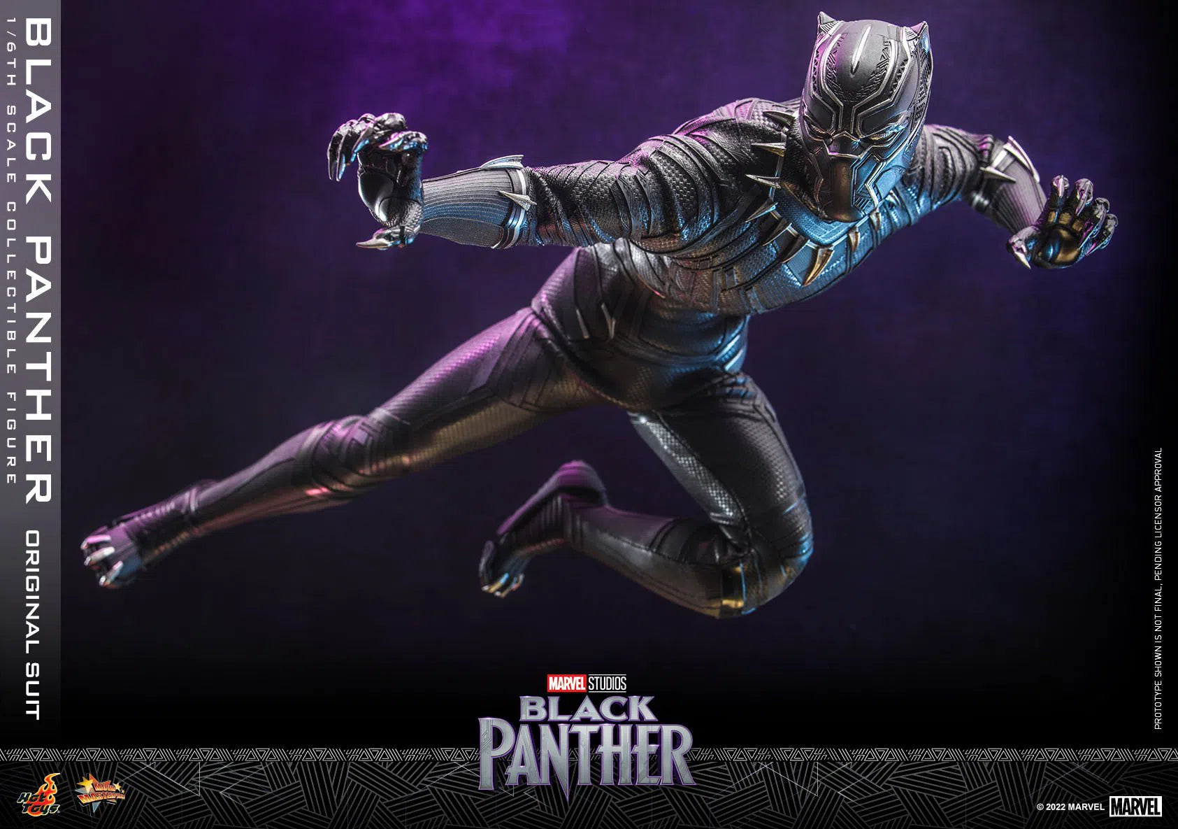 Black Panther: Original Suit: Black Panther: MMS671 Hot Toys