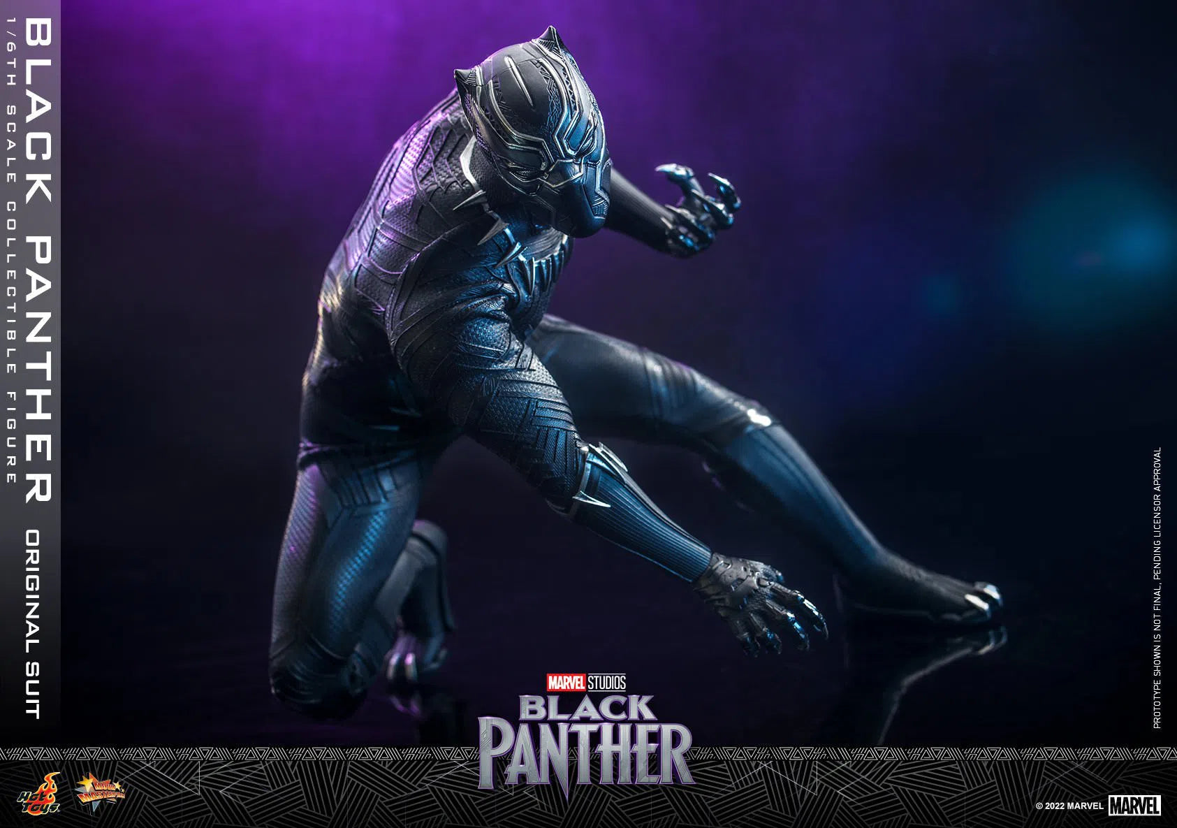 Black Panther: Original Suit: Black Panther: MMS671 Hot Toys