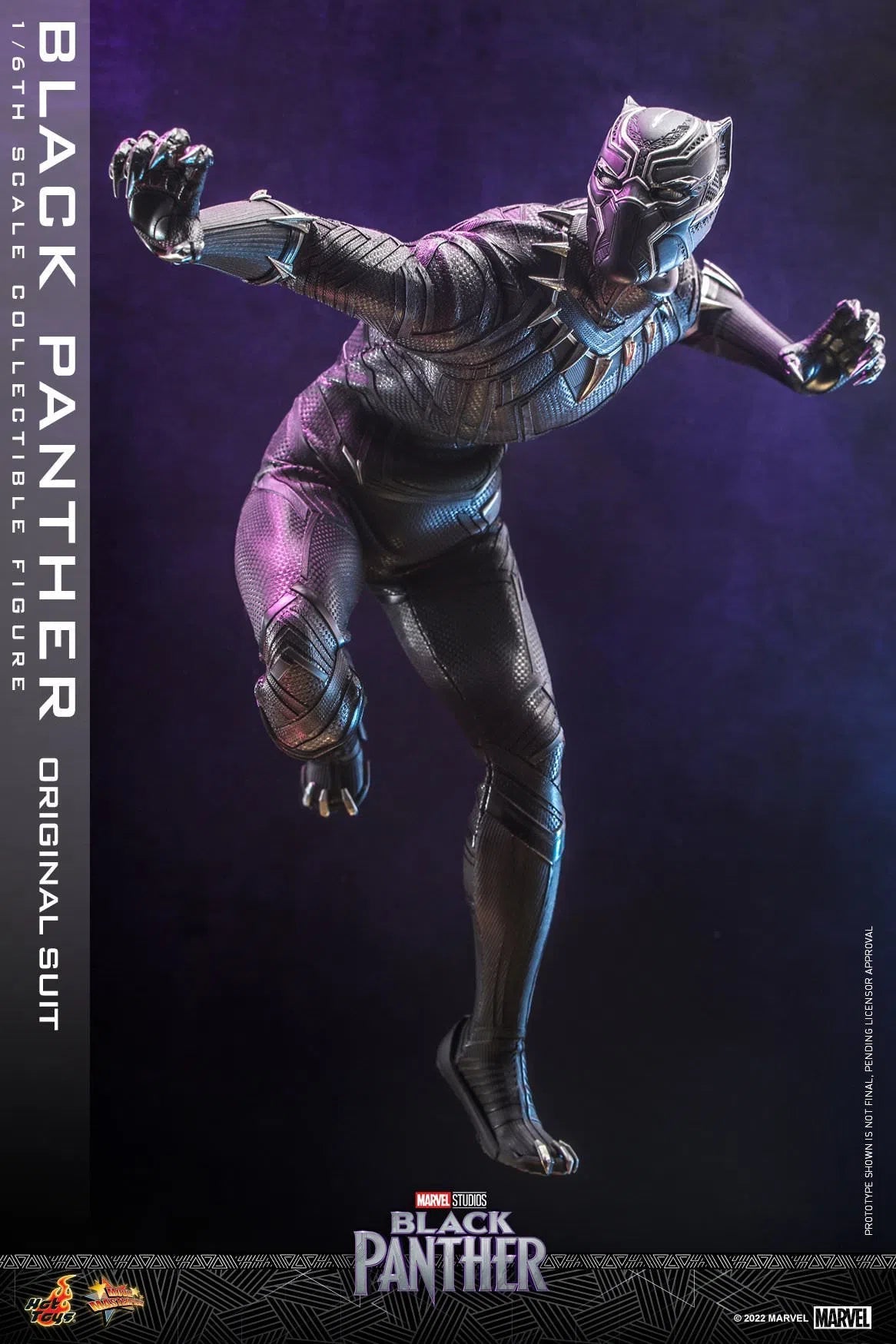 Black Panther: Original Suit: Black Panther: MMS671 Hot Toys