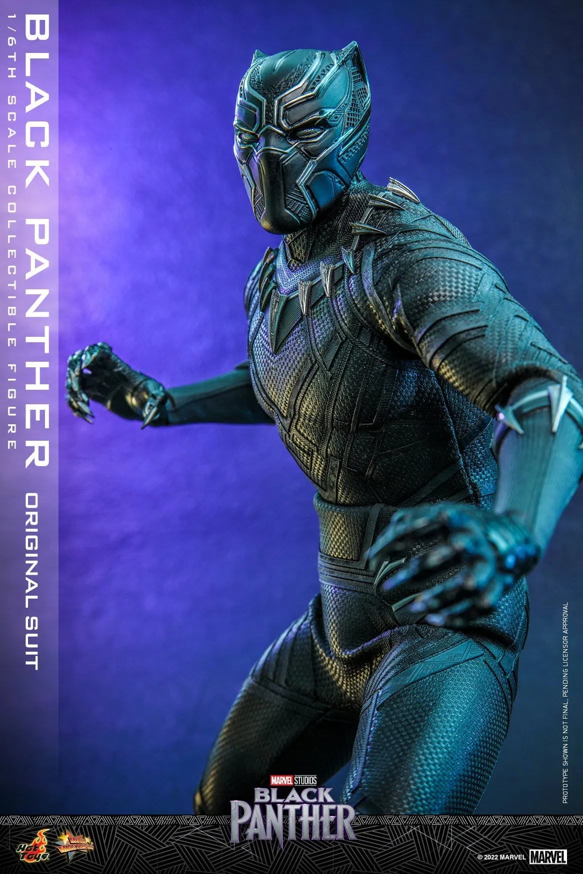 Black Panther: Original Suit: Black Panther: MMS671 Hot Toys