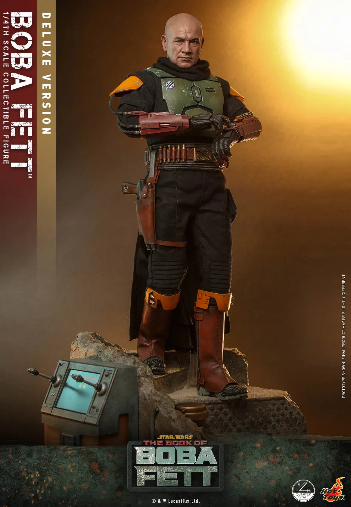 Boba Fett: Deluxe: Star Wars: The Book Of Boba Fett: Quarter Scale: QS023 Hot Toys