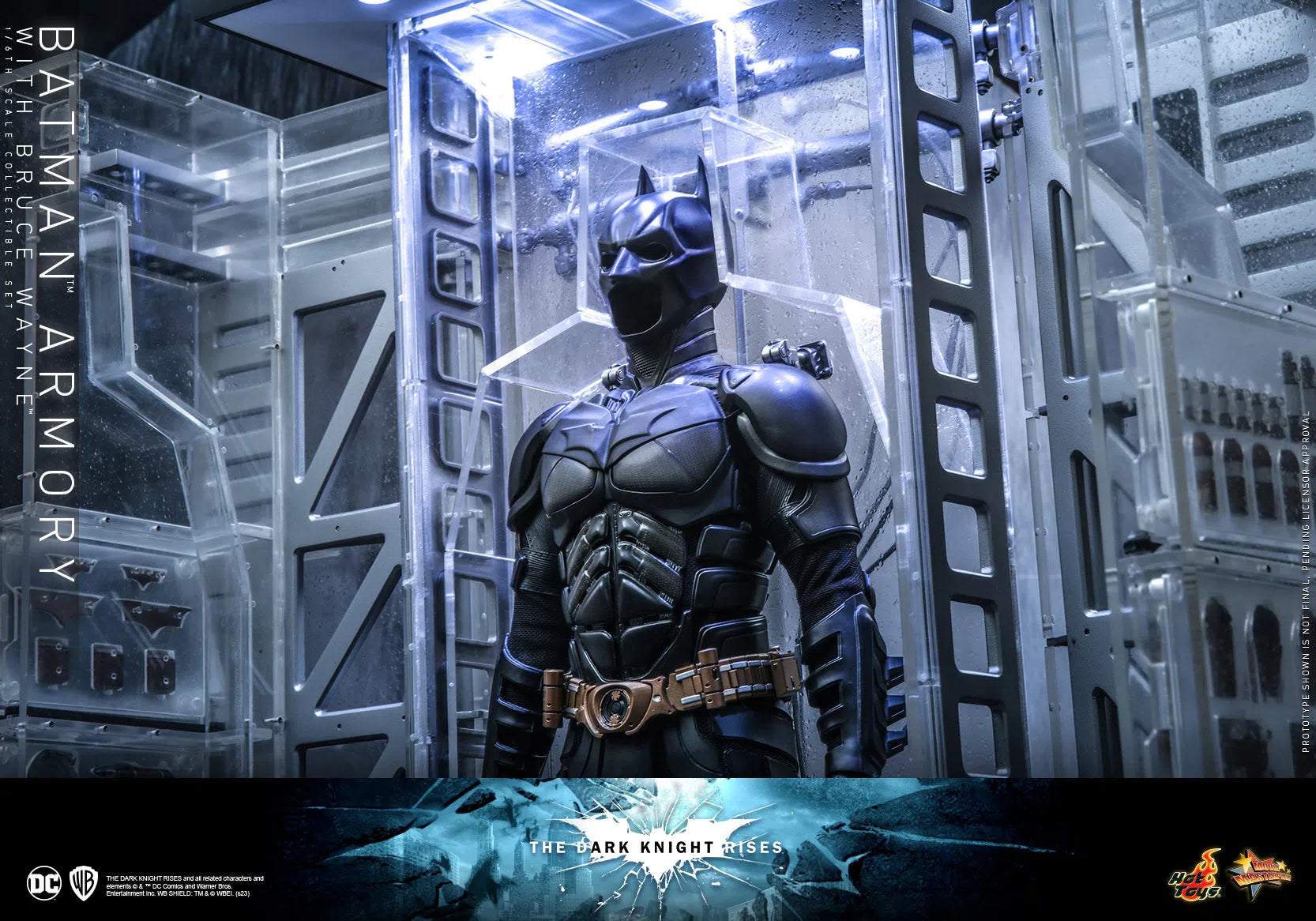 Bruce Wayne With Batman Armory: The Dark Knight Rises Hot Toys