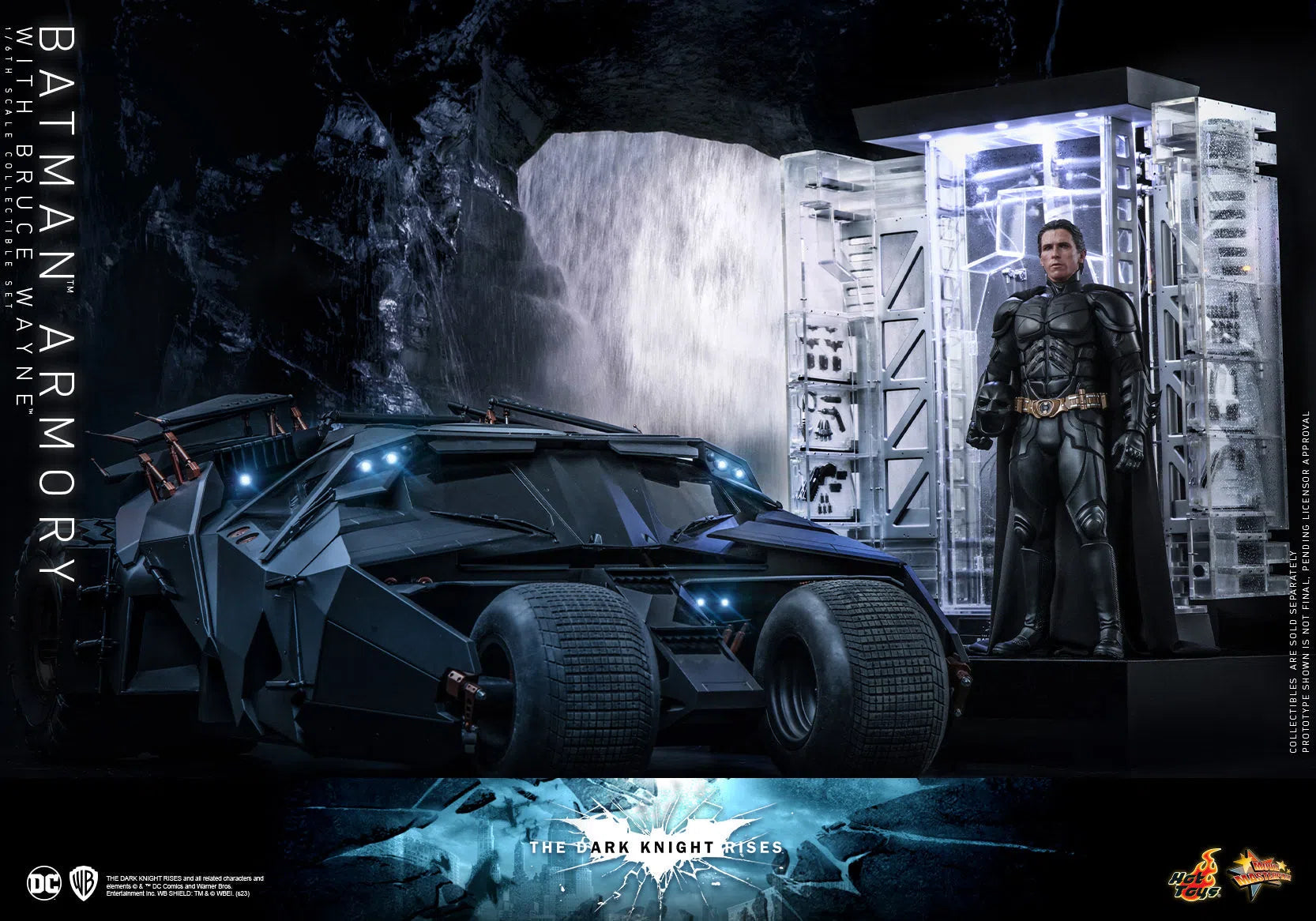 Bruce Wayne With Batman Armory: The Dark Knight Rises Hot Toys