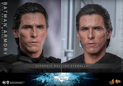 Bruce Wayne With Batman Armory: The Dark Knight Rises Hot Toys