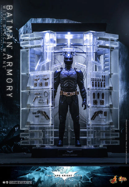 Bruce Wayne With Batman Armory: The Dark Knight Rises Hot Toys