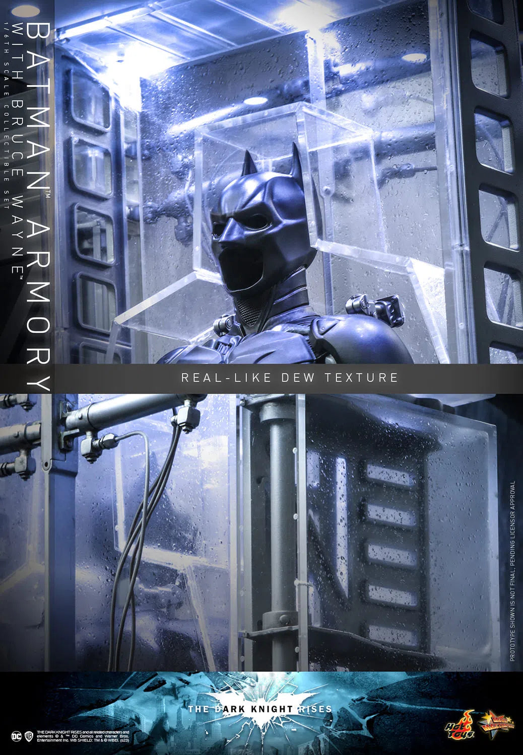 Bruce Wayne With Batman Armory: The Dark Knight Rises Hot Toys