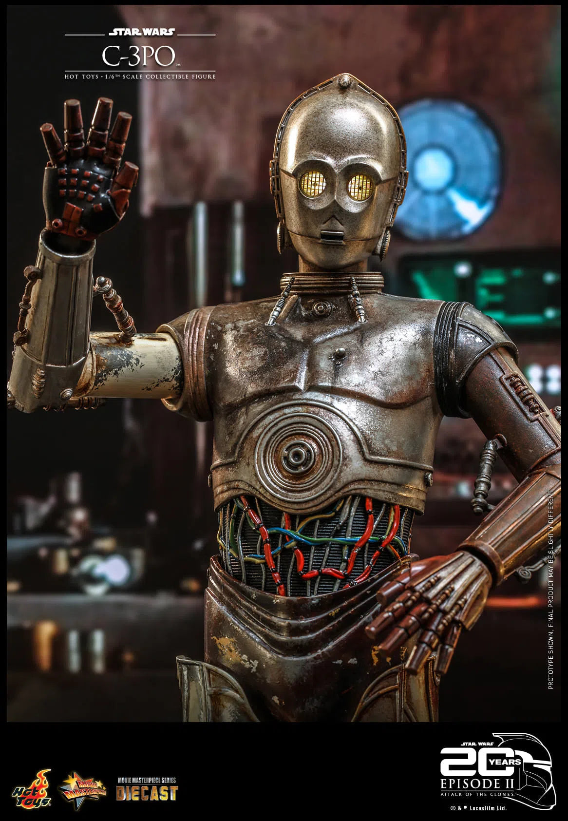 C-3PO: Star Wars: Attack Of The Clones: MMS650D46 Hot Toys