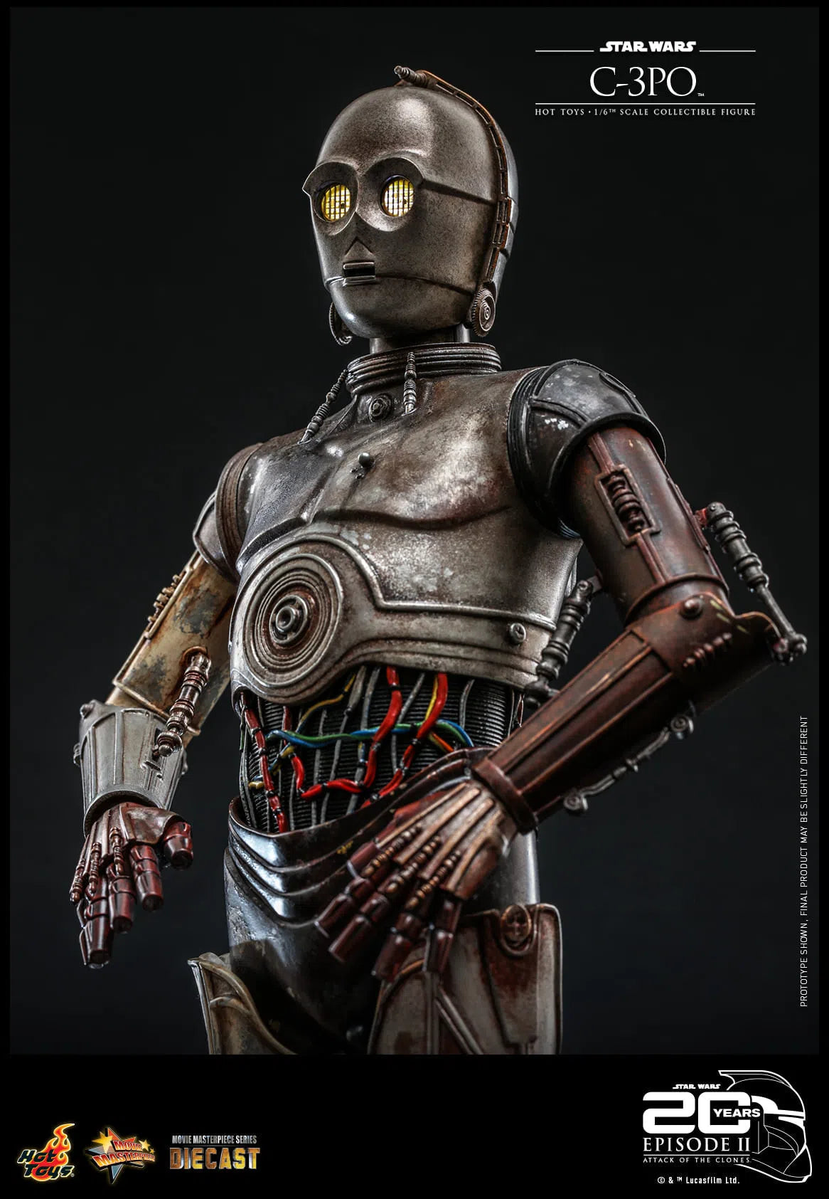 C-3PO: Star Wars: Attack Of The Clones: MMS650D46 Hot Toys