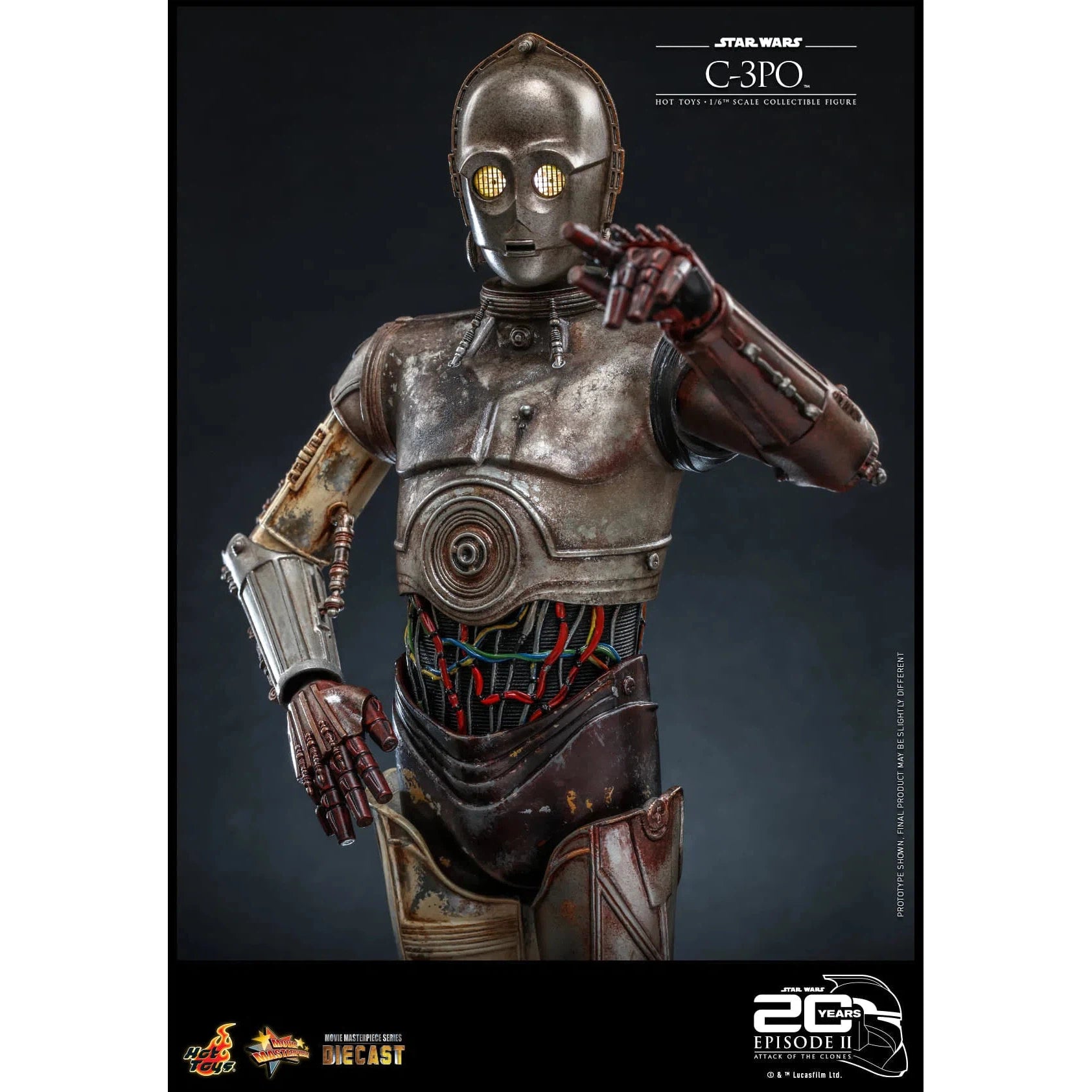 C-3PO: Star Wars: Attack Of The Clones: MMS650D46 Hot Toys