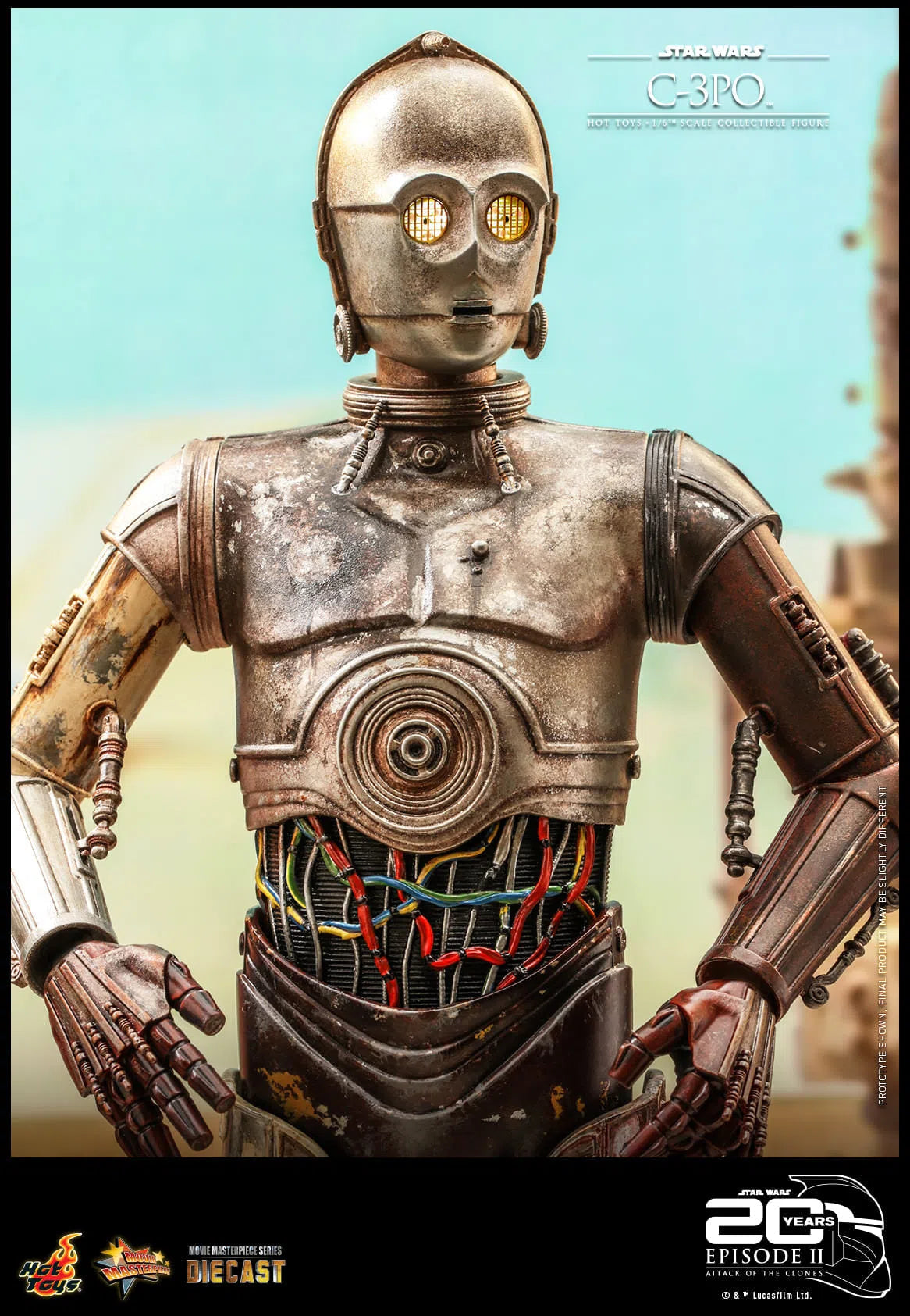 C-3PO: Star Wars: Attack Of The Clones: MMS650D46 Hot Toys