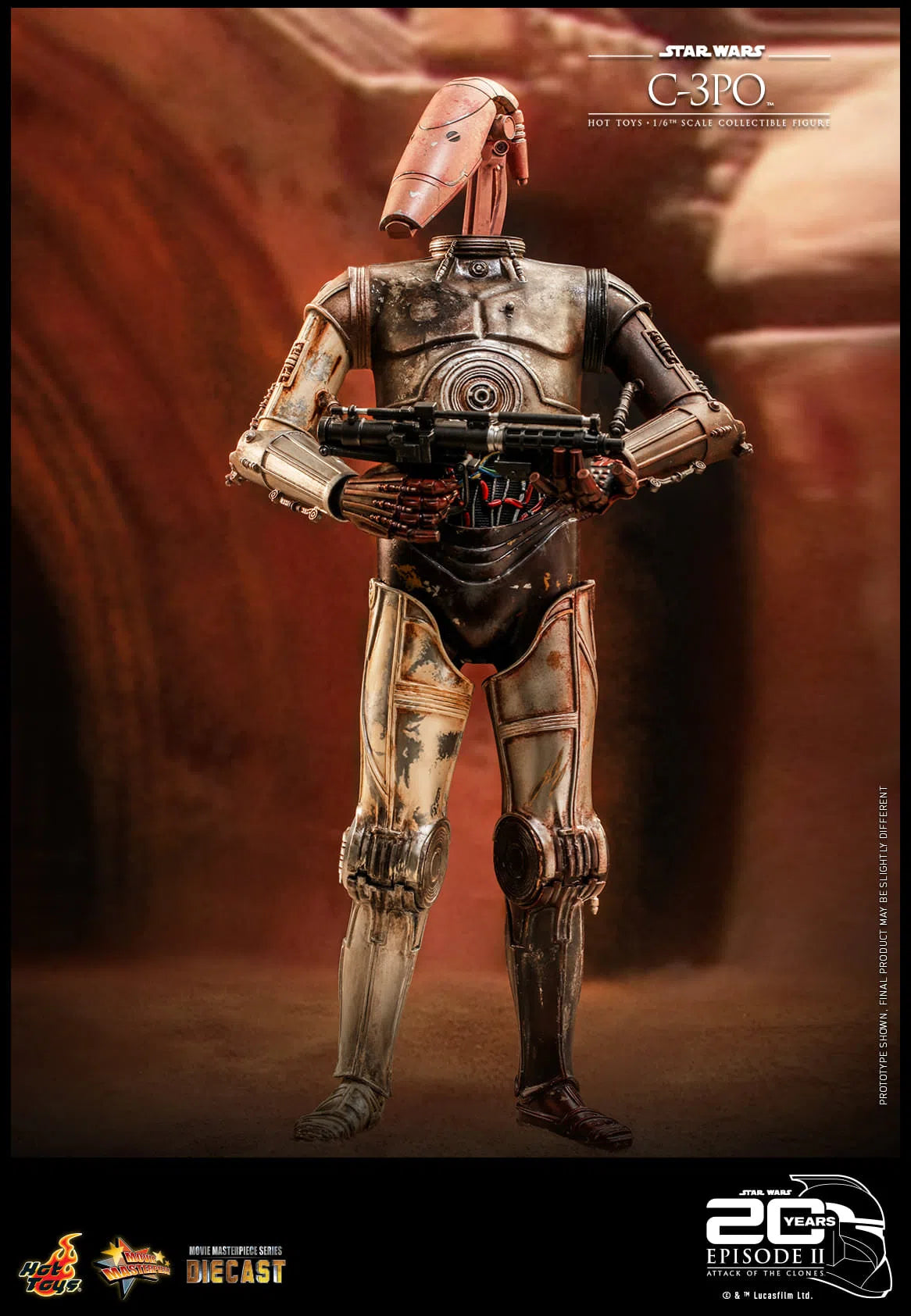 C-3PO: Star Wars: Attack Of The Clones: MMS650D46 Hot Toys