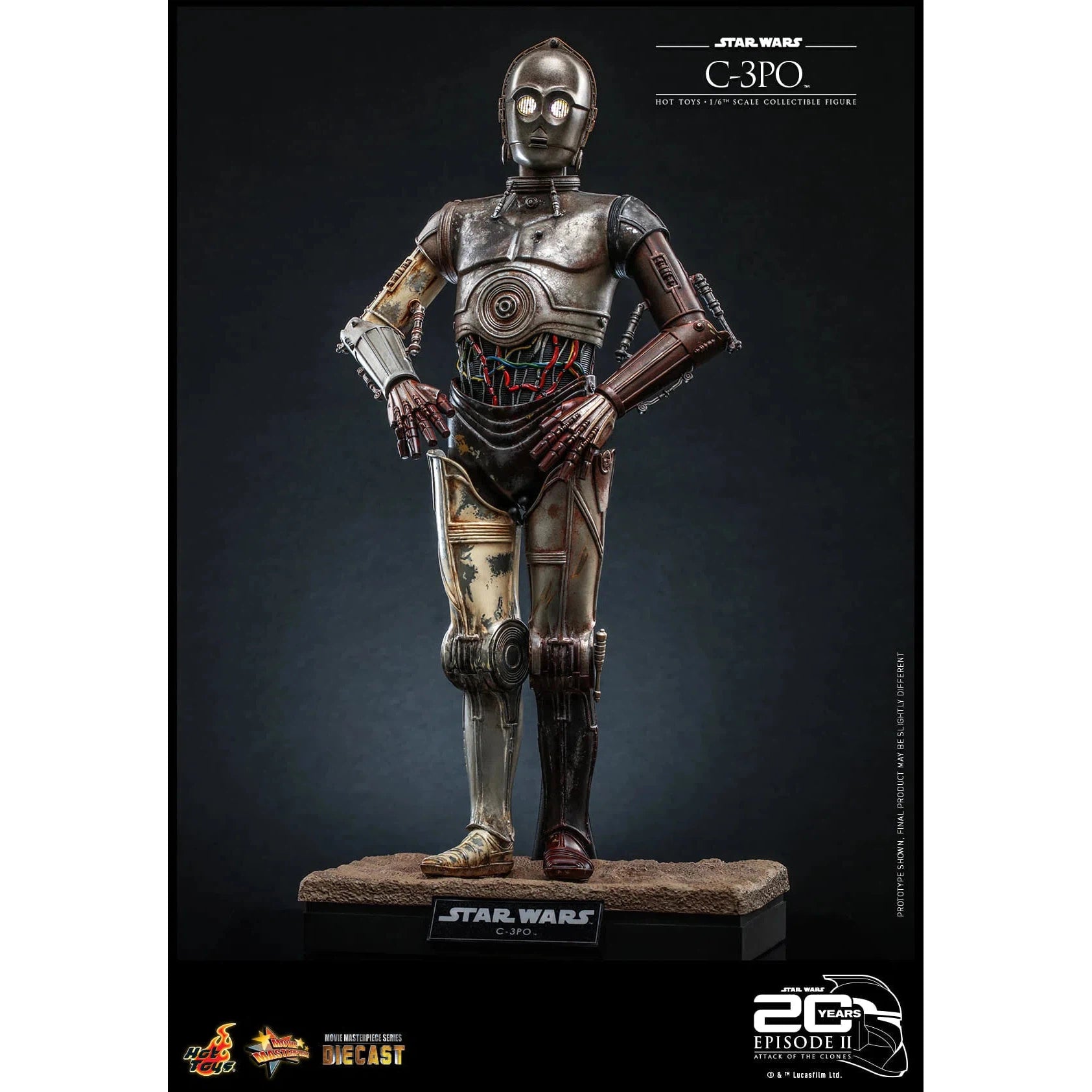 C-3PO: Star Wars: Attack Of The Clones: MMS650D46 Hot Toys