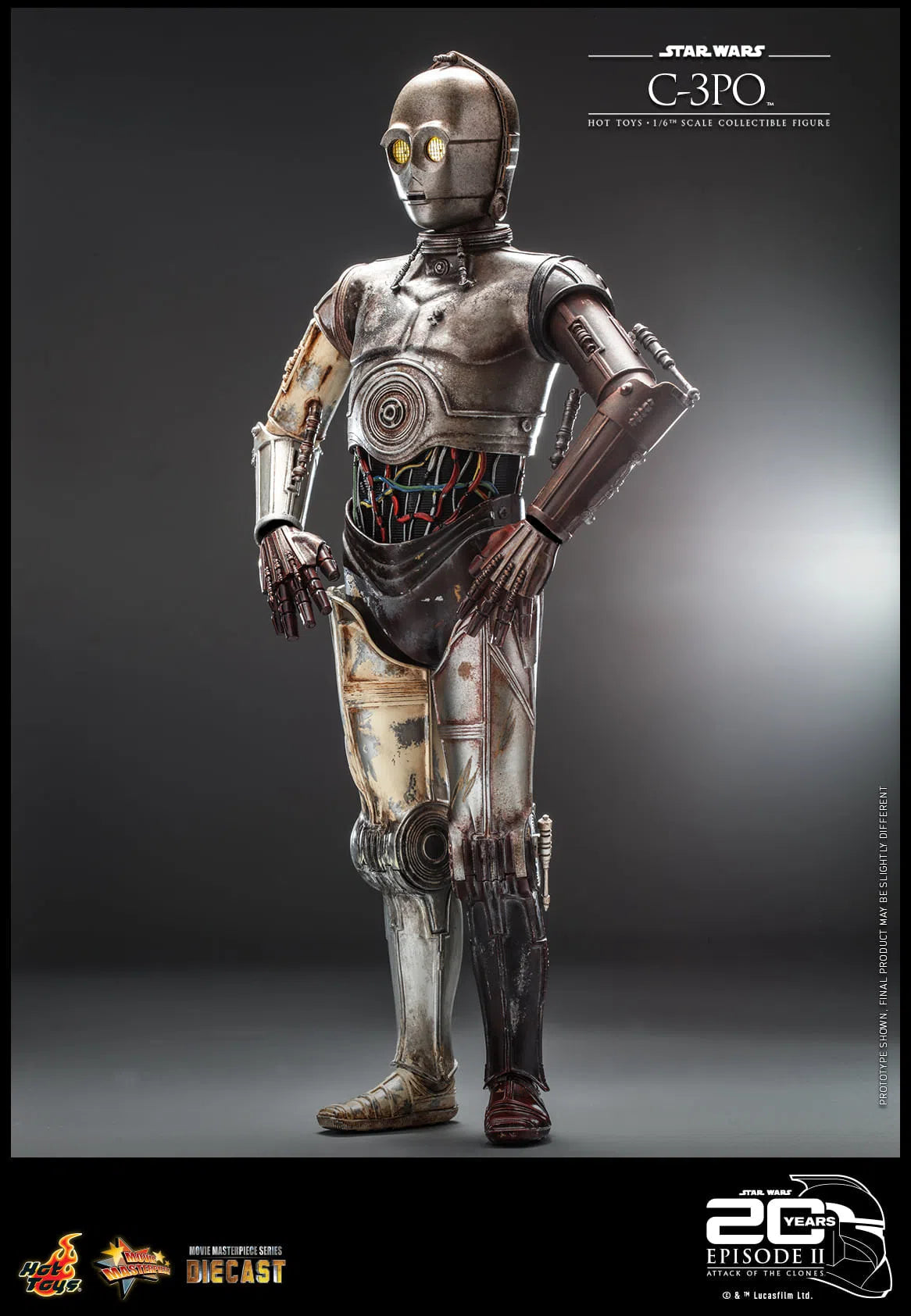 C-3PO: Star Wars: Attack Of The Clones: MMS650D46 Hot Toys