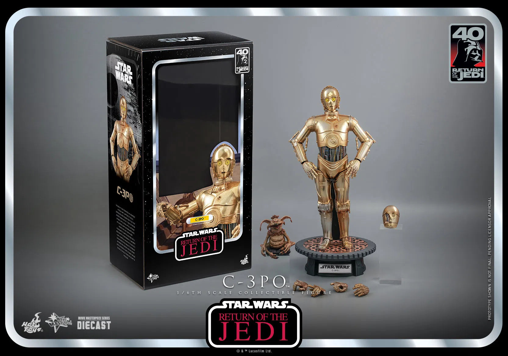 C-3PO: Star Wars: Return Of The Jedi: 40th Anniversary Hot Toys