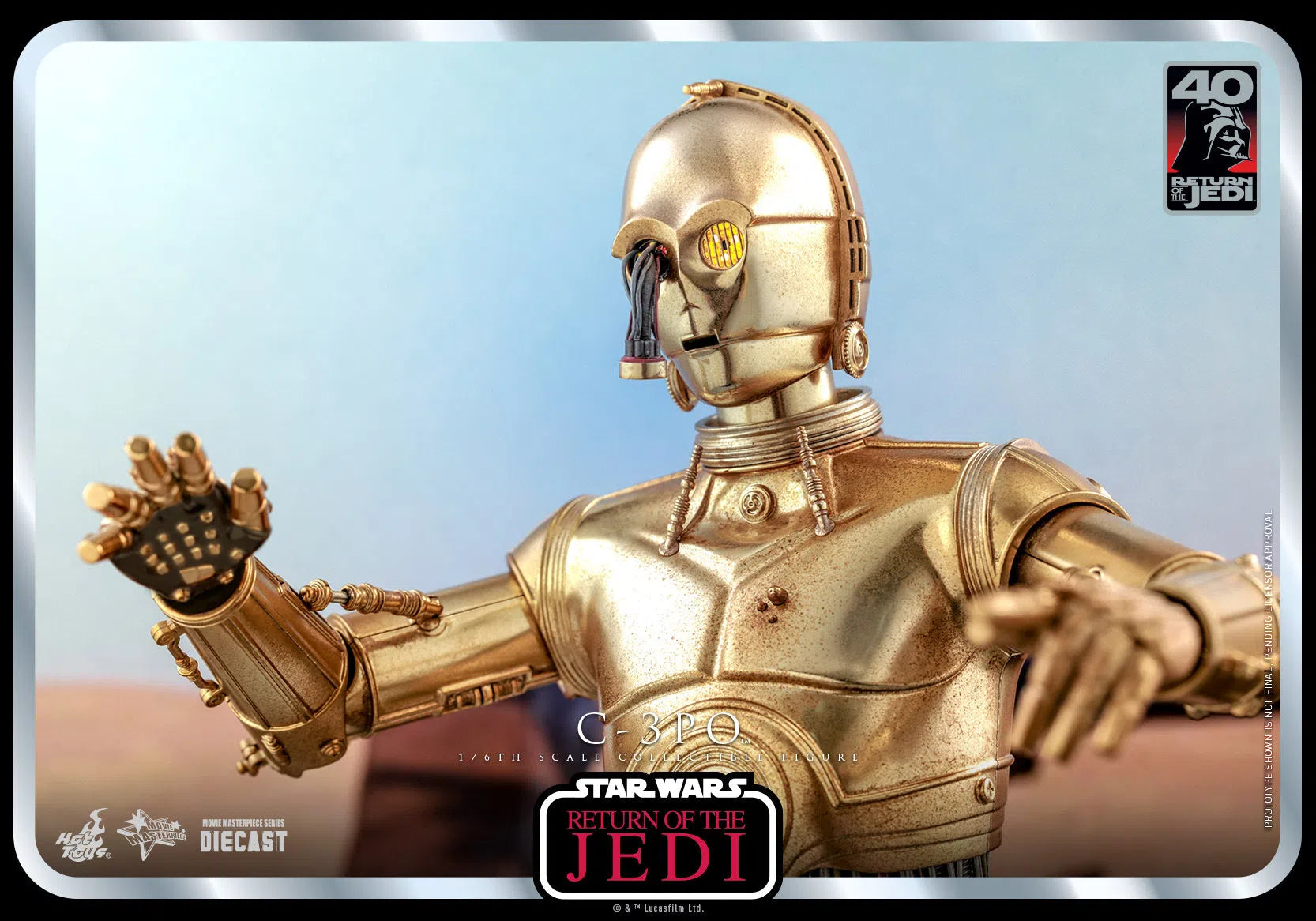 C-3PO: Star Wars: Return Of The Jedi: 40th Anniversary Hot Toys