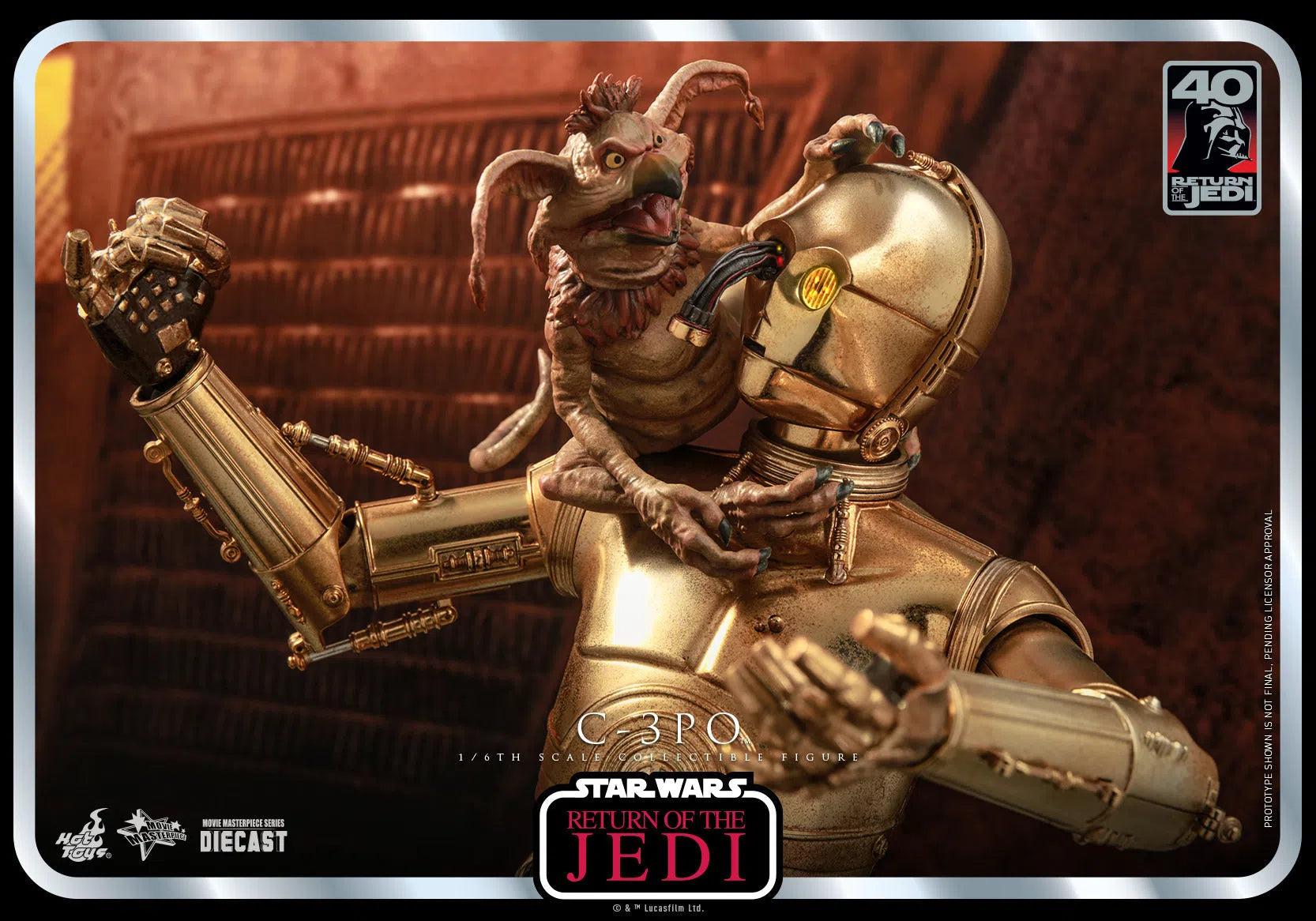 C-3PO: Star Wars: Return Of The Jedi: 40th Anniversary Hot Toys