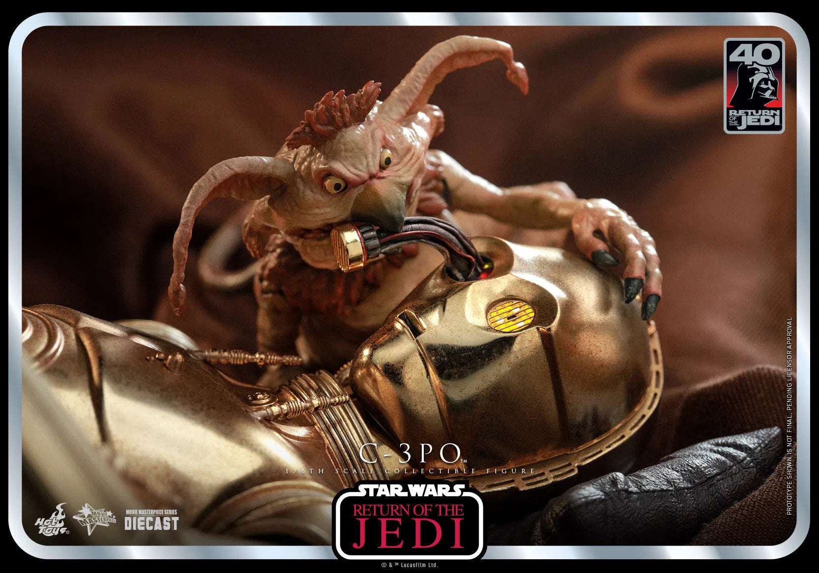 C-3PO: Star Wars: Return Of The Jedi: 40th Anniversary Hot Toys