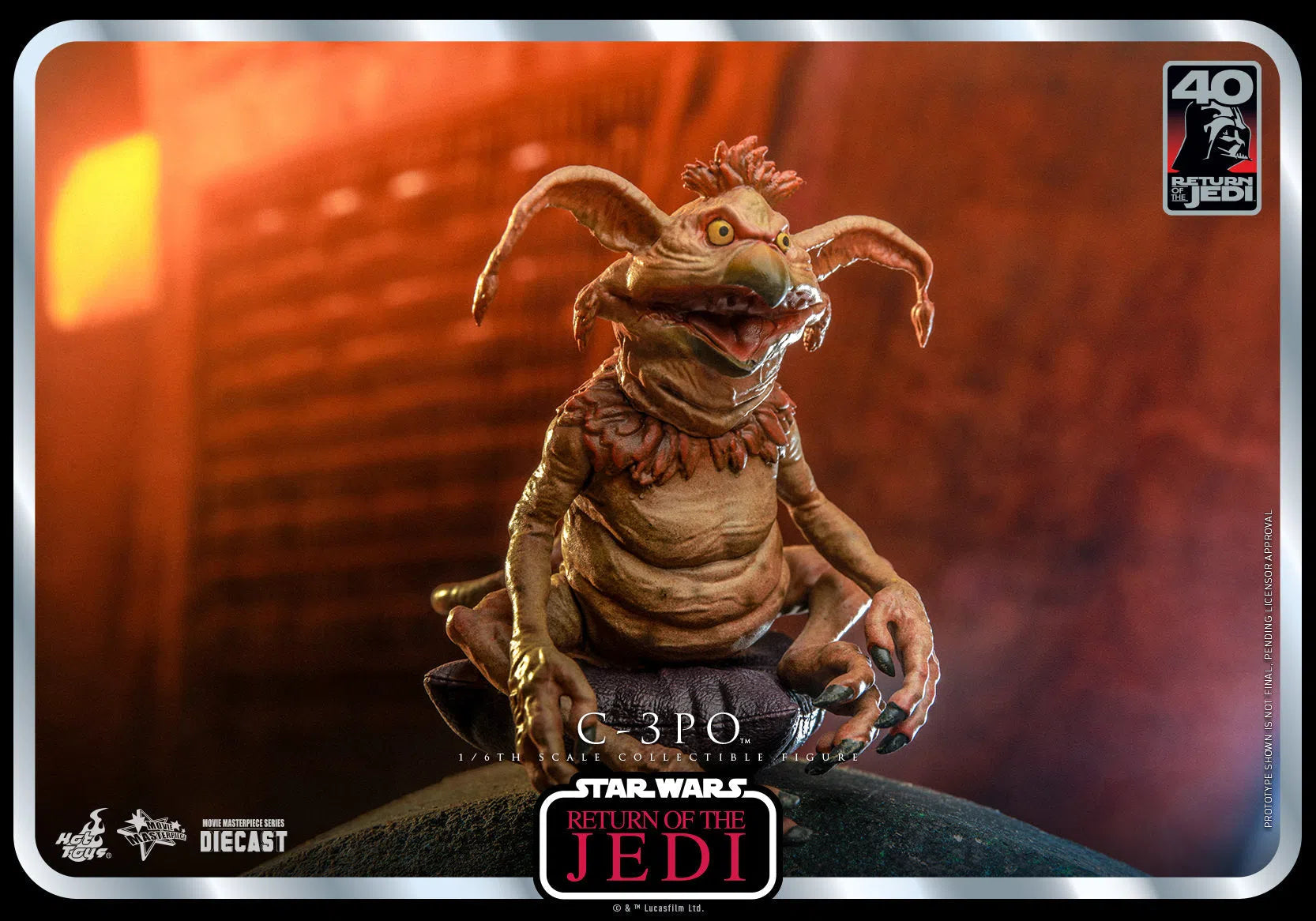 C-3PO: Star Wars: Return Of The Jedi: 40th Anniversary Hot Toys