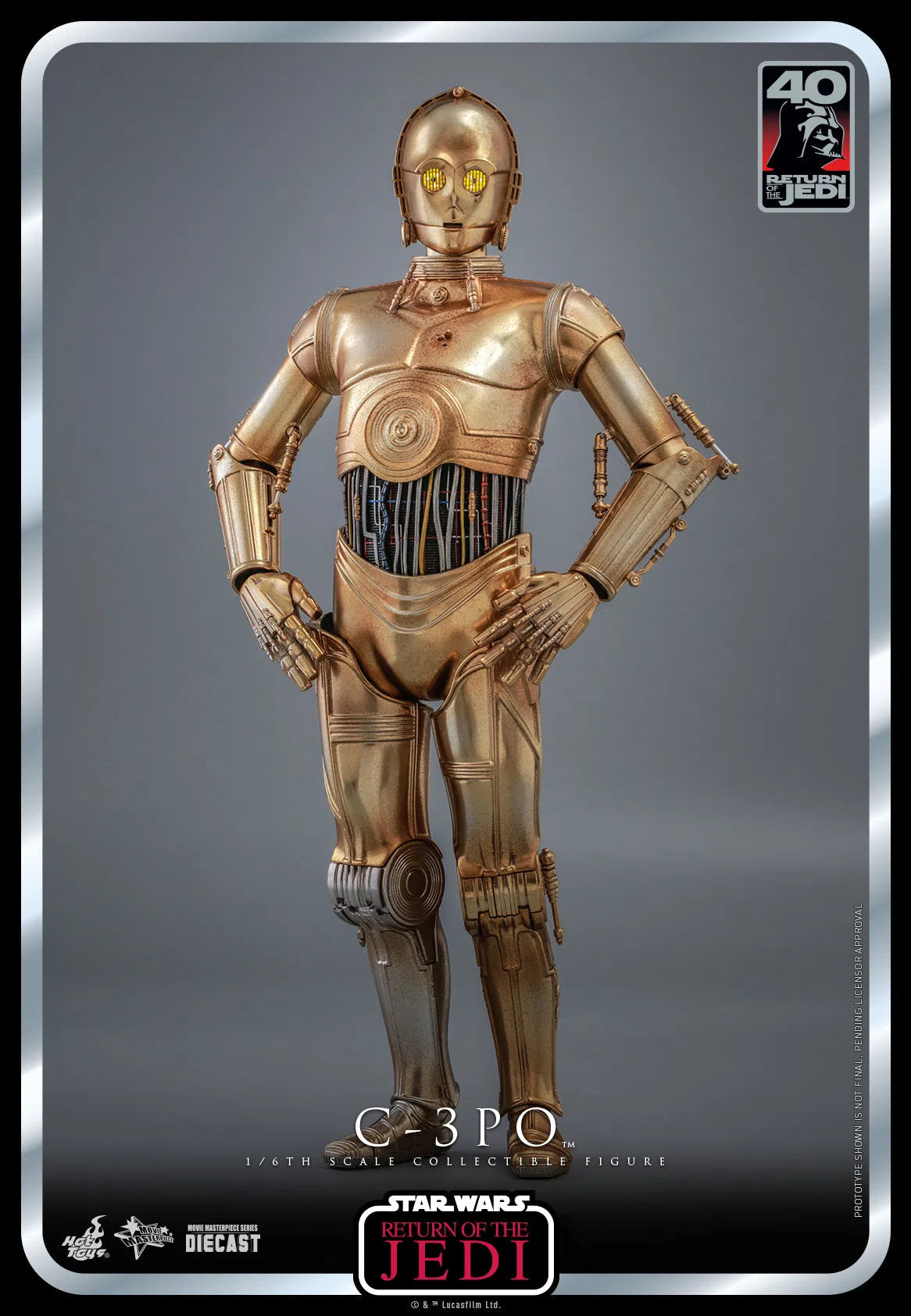 C-3PO: Star Wars: Return Of The Jedi: 40th Anniversary Hot Toys