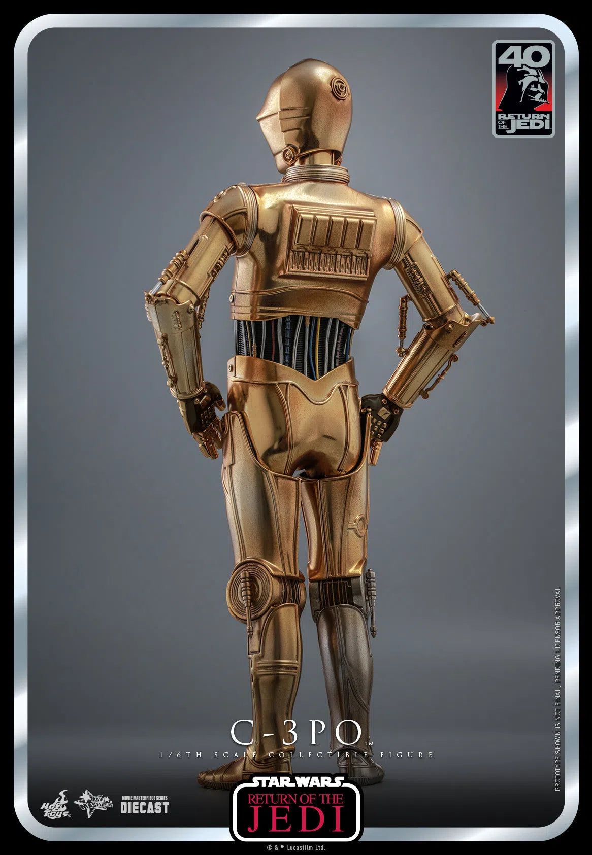 C-3PO: Star Wars: Return Of The Jedi: 40th Anniversary Hot Toys