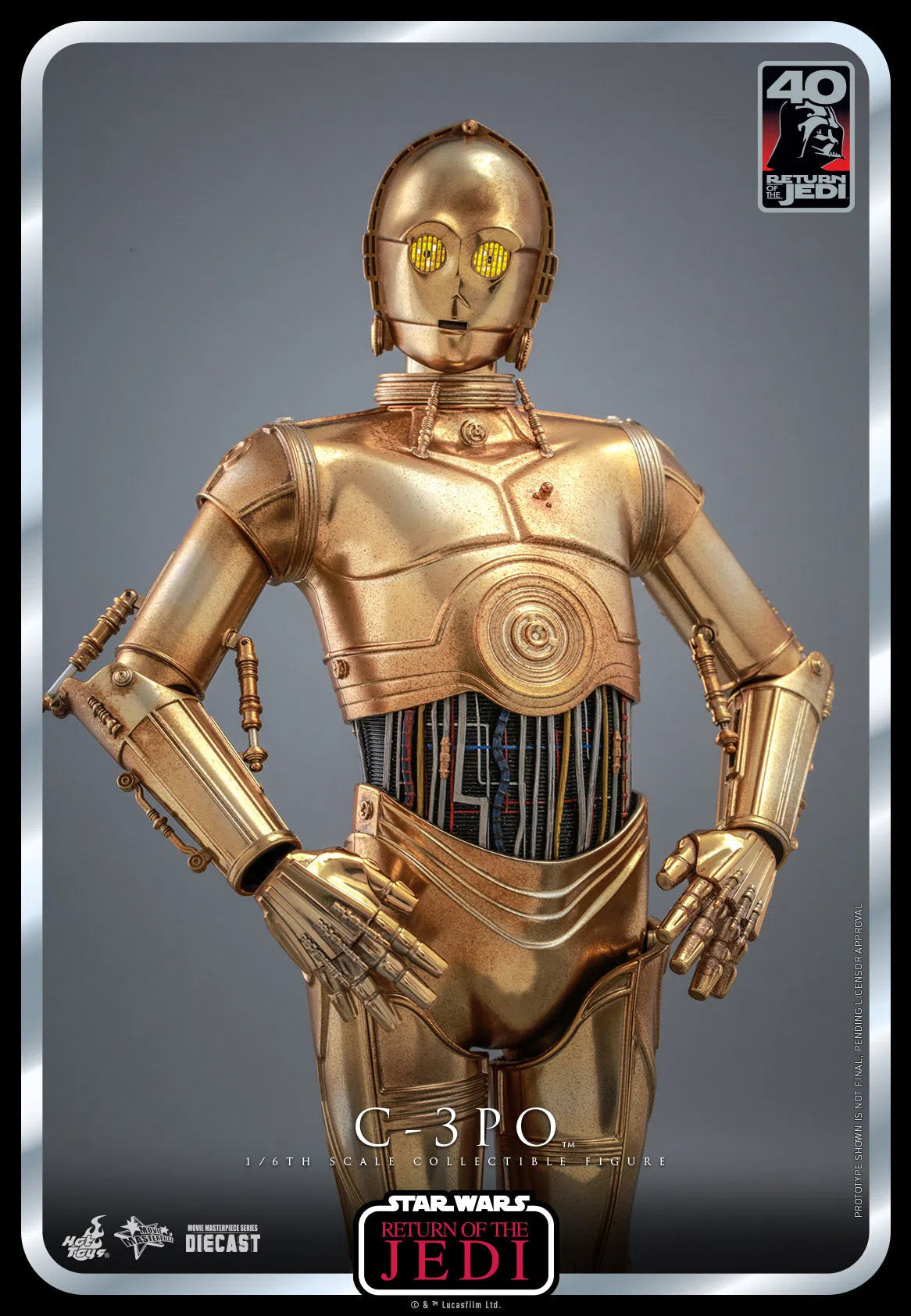 C-3PO: Star Wars: Return Of The Jedi: 40th Anniversary Hot Toys