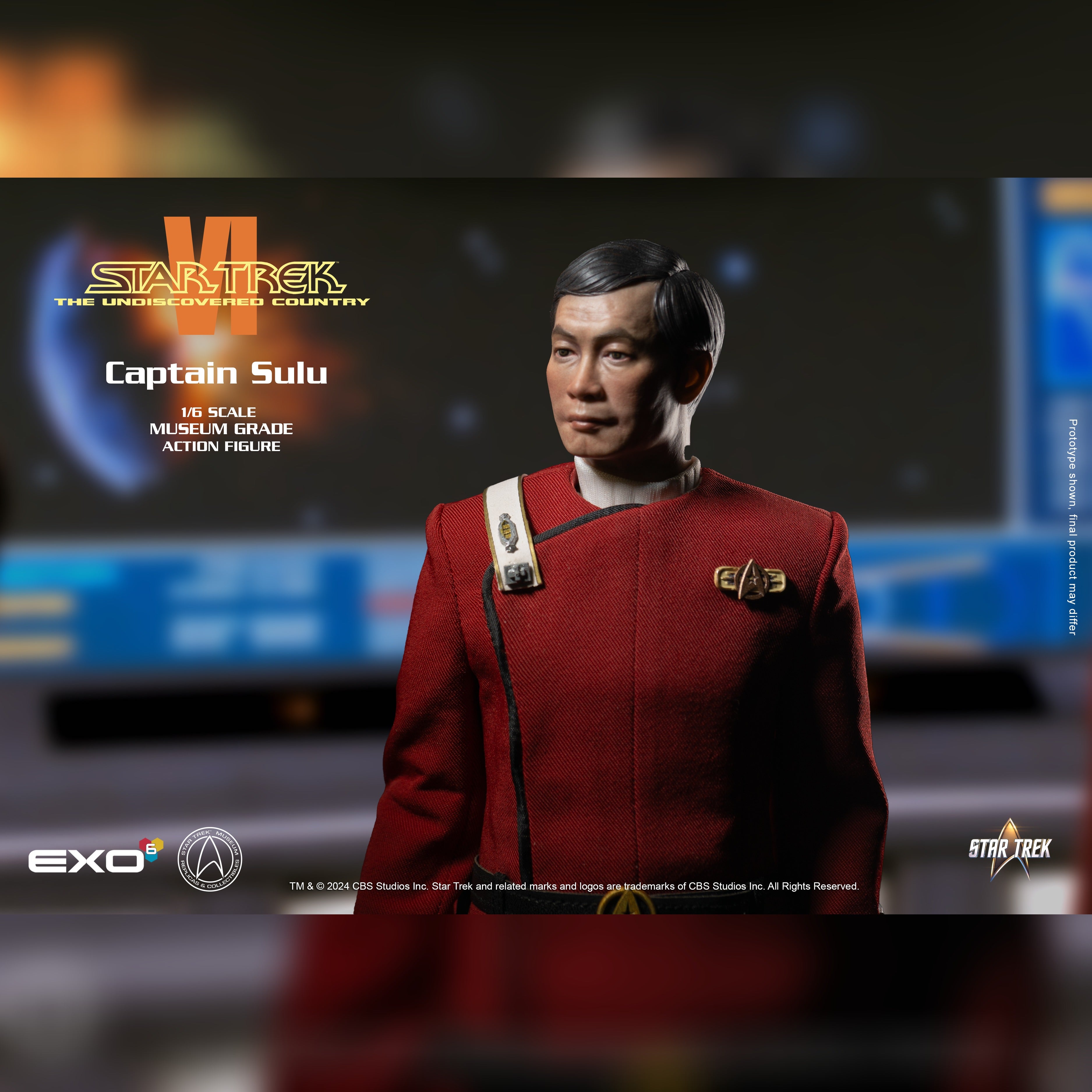 Captain Sulu: Star Trek: The Undiscovered Country: Sixth Scale