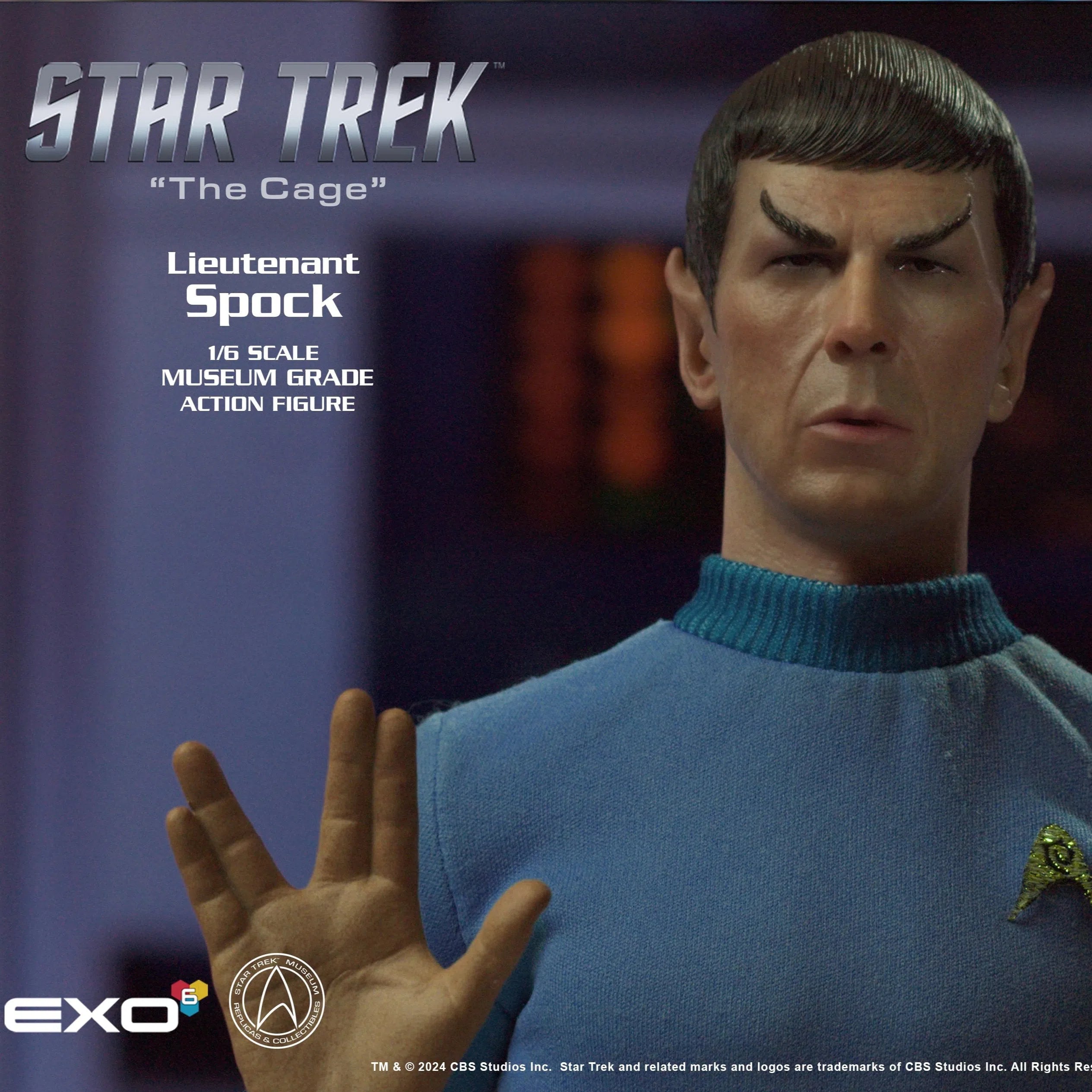 Cage Spock: Star Trek: The Original Series: Sixth Scale