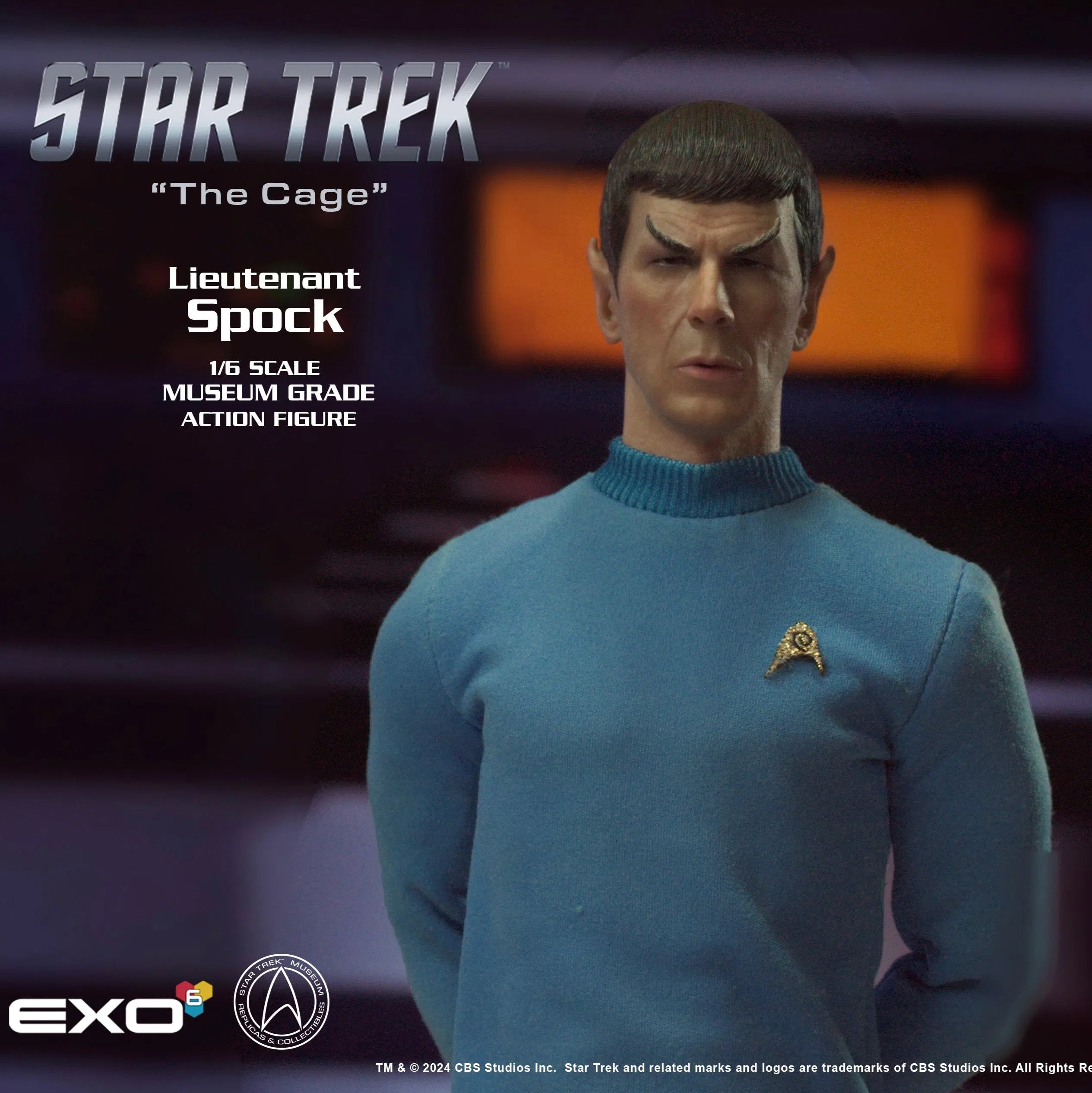 Cage Spock: Star Trek: The Original Series: Sixth Scale