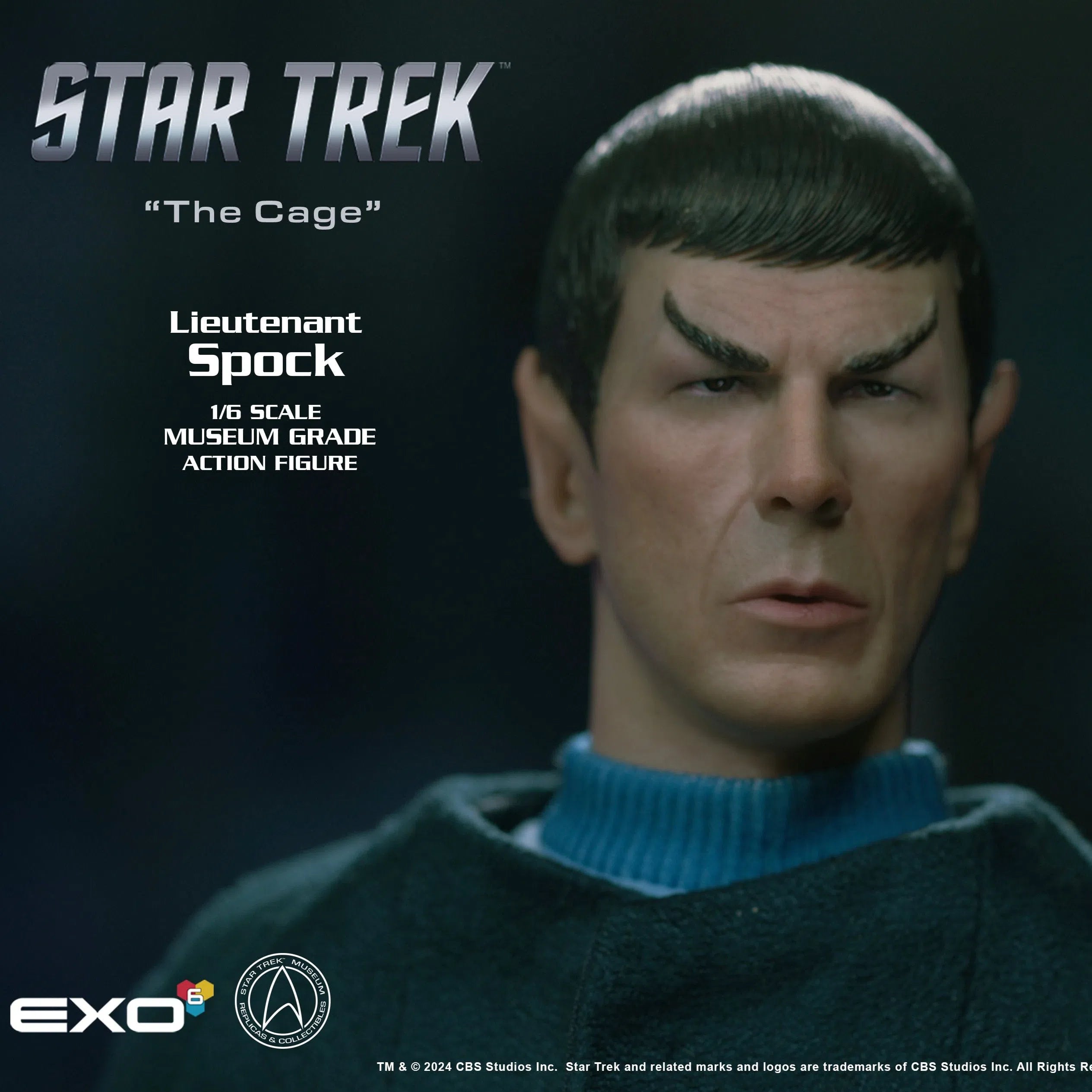 Cage Spock: Star Trek: The Original Series: Sixth Scale