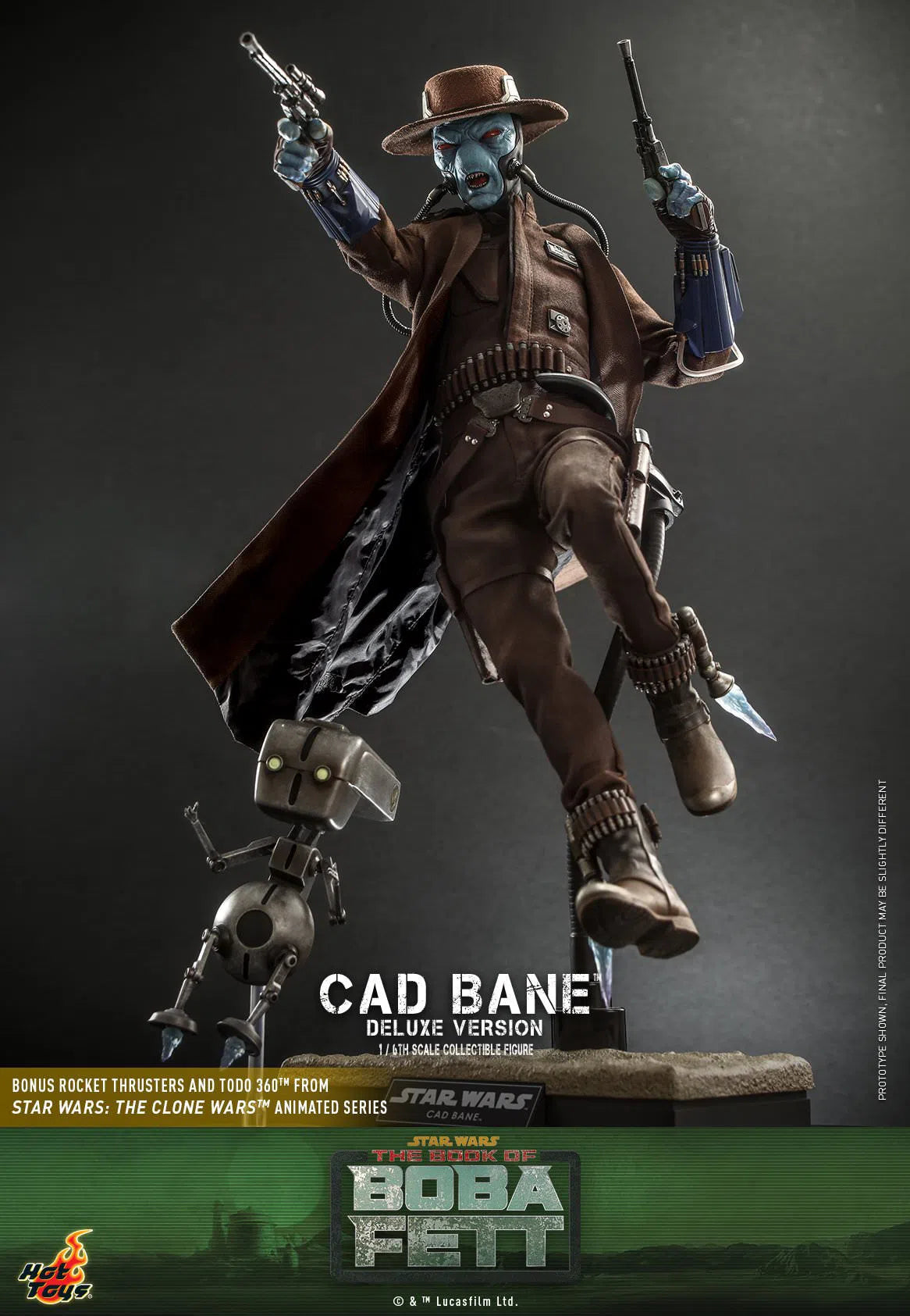 Cad Bane: Star Wars: The Book Of Boba Fett: Deluxe: TMS080 Hot Toys