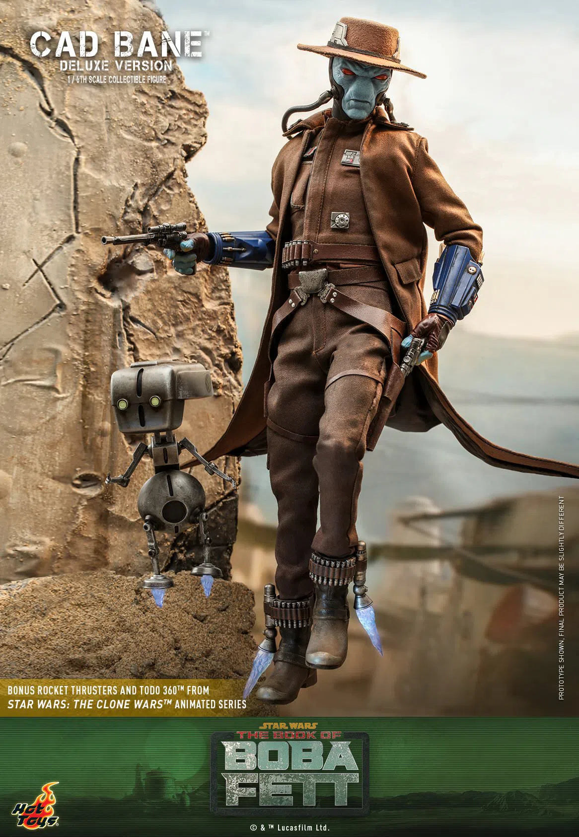 Cad Bane: Star Wars: The Book Of Boba Fett: Deluxe: TMS080 Hot Toys