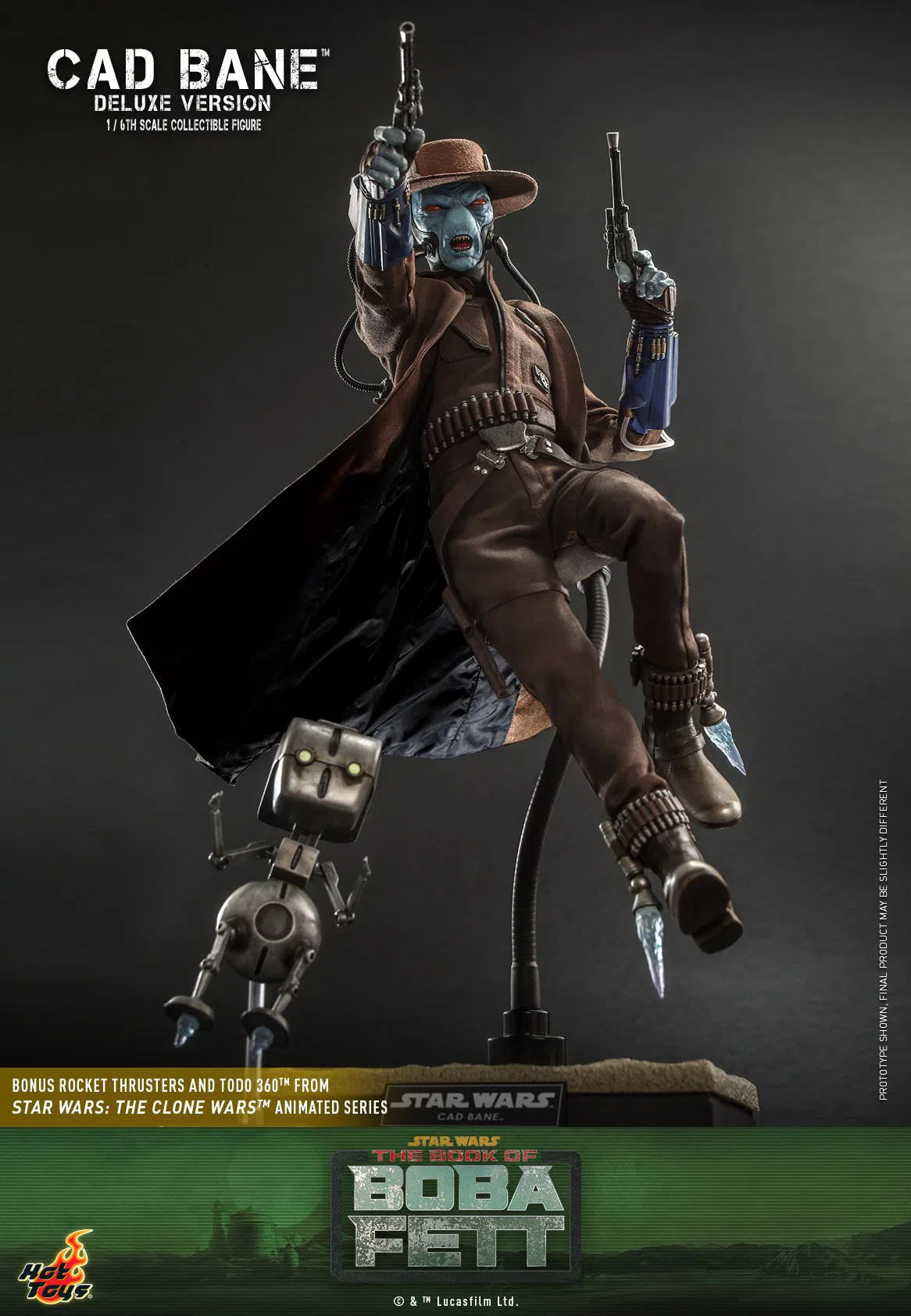 Cad Bane: Star Wars: The Book Of Boba Fett: Deluxe: TMS080 Hot Toys