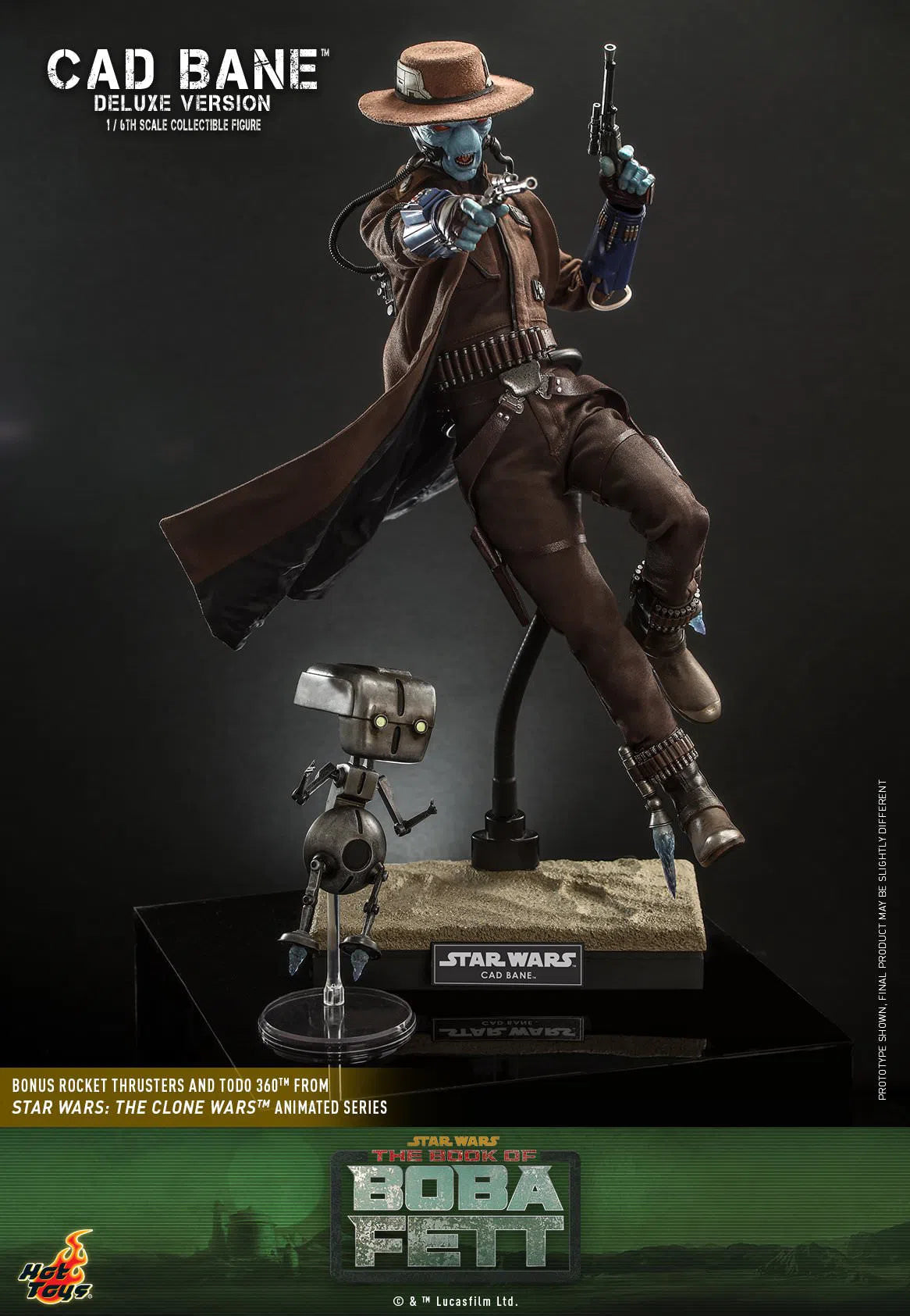 Cad Bane: Star Wars: The Book Of Boba Fett: Deluxe: TMS080 Hot Toys