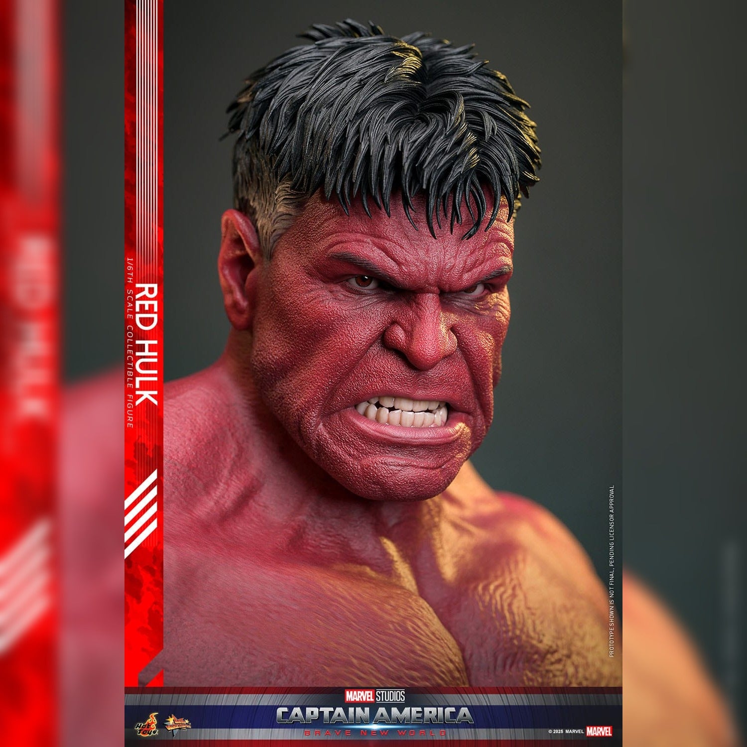 Captain America: Brave New World: Red Hulk: 1/6th Scale Action Figure: Hot Toys Hot Toys