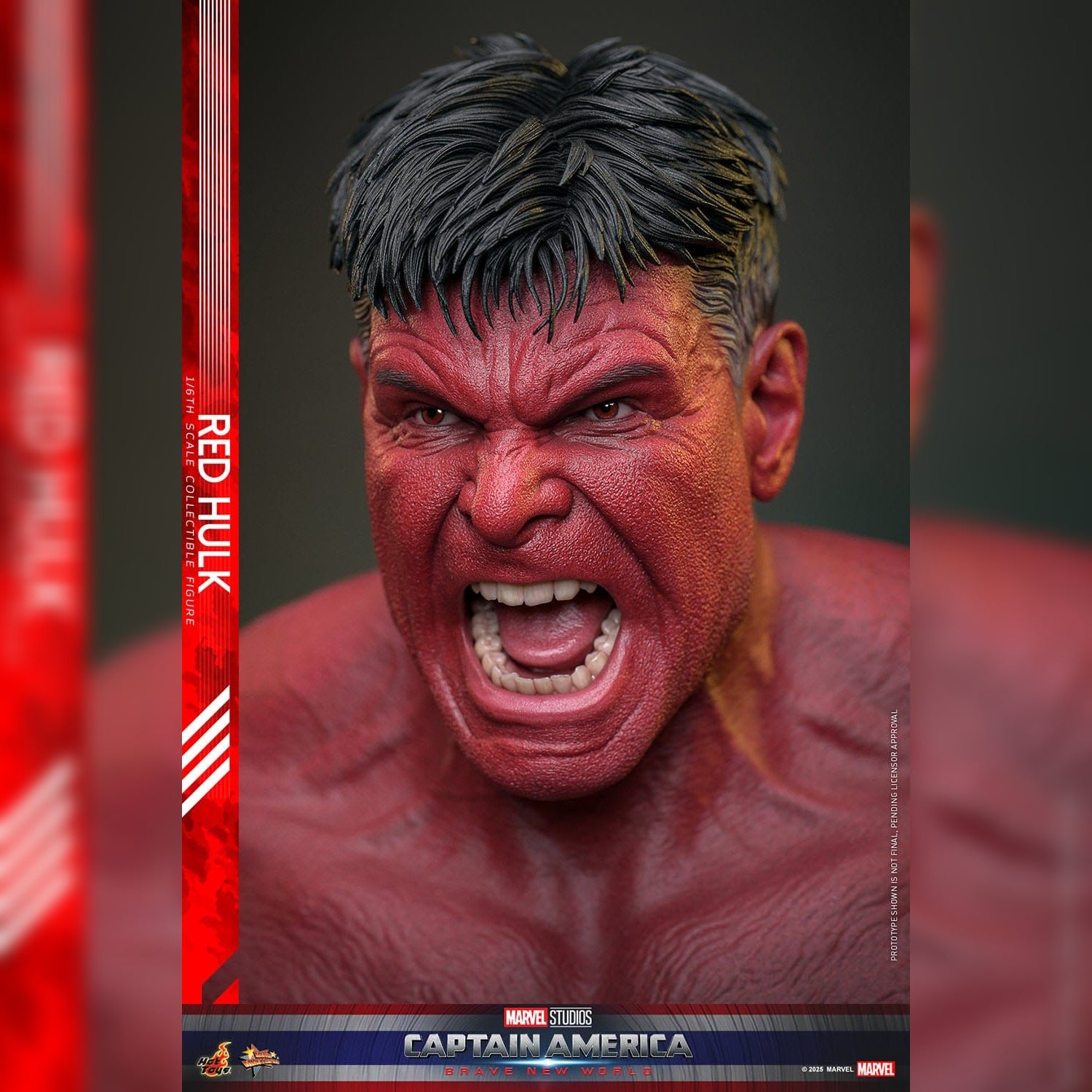 Captain America: Brave New World: Red Hulk: 1/6th Scale Action Figure: Hot Toys Hot Toys