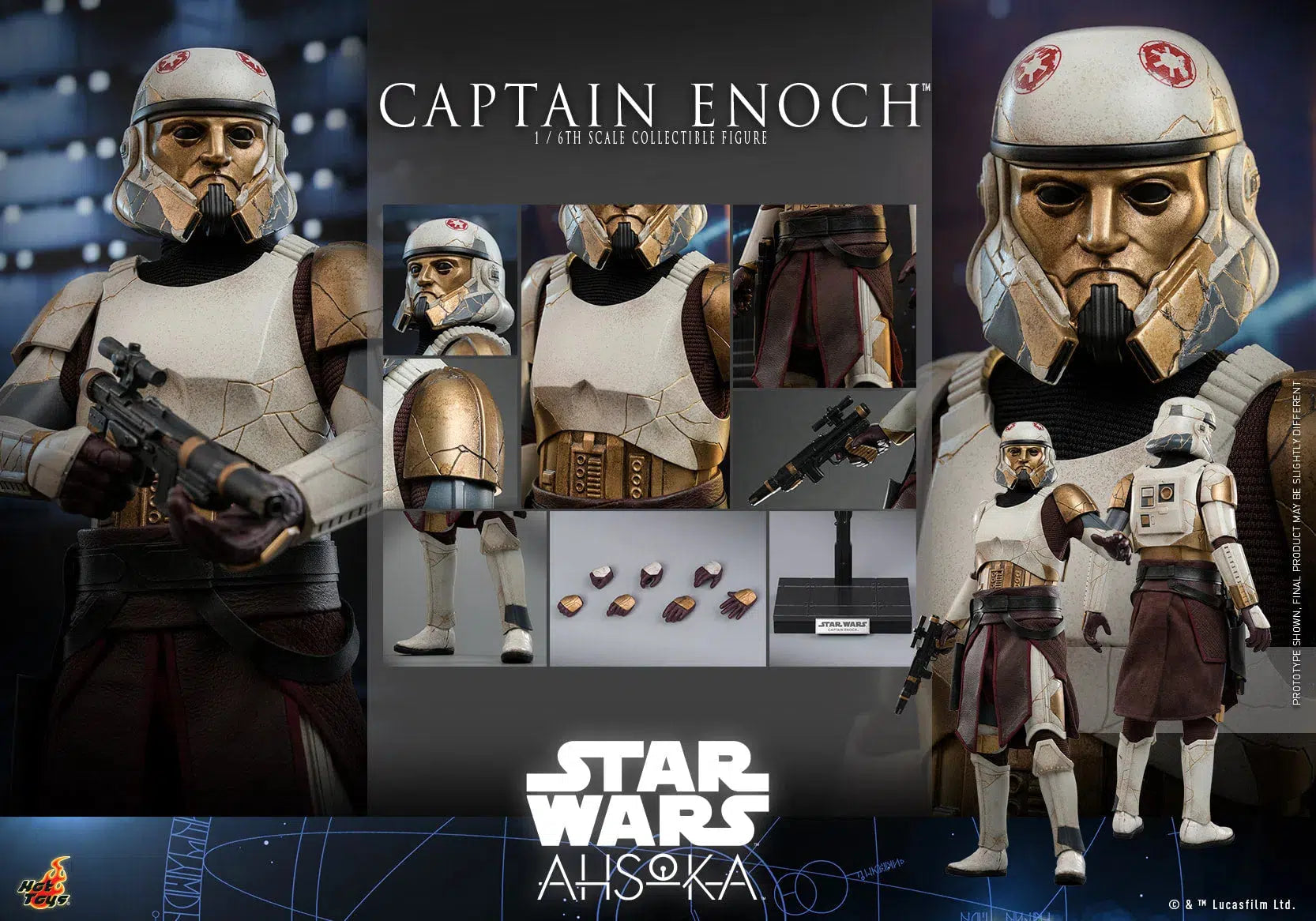 Captain Enoch: Star Wars: Ahsoka: Hot Toys Hot Toys