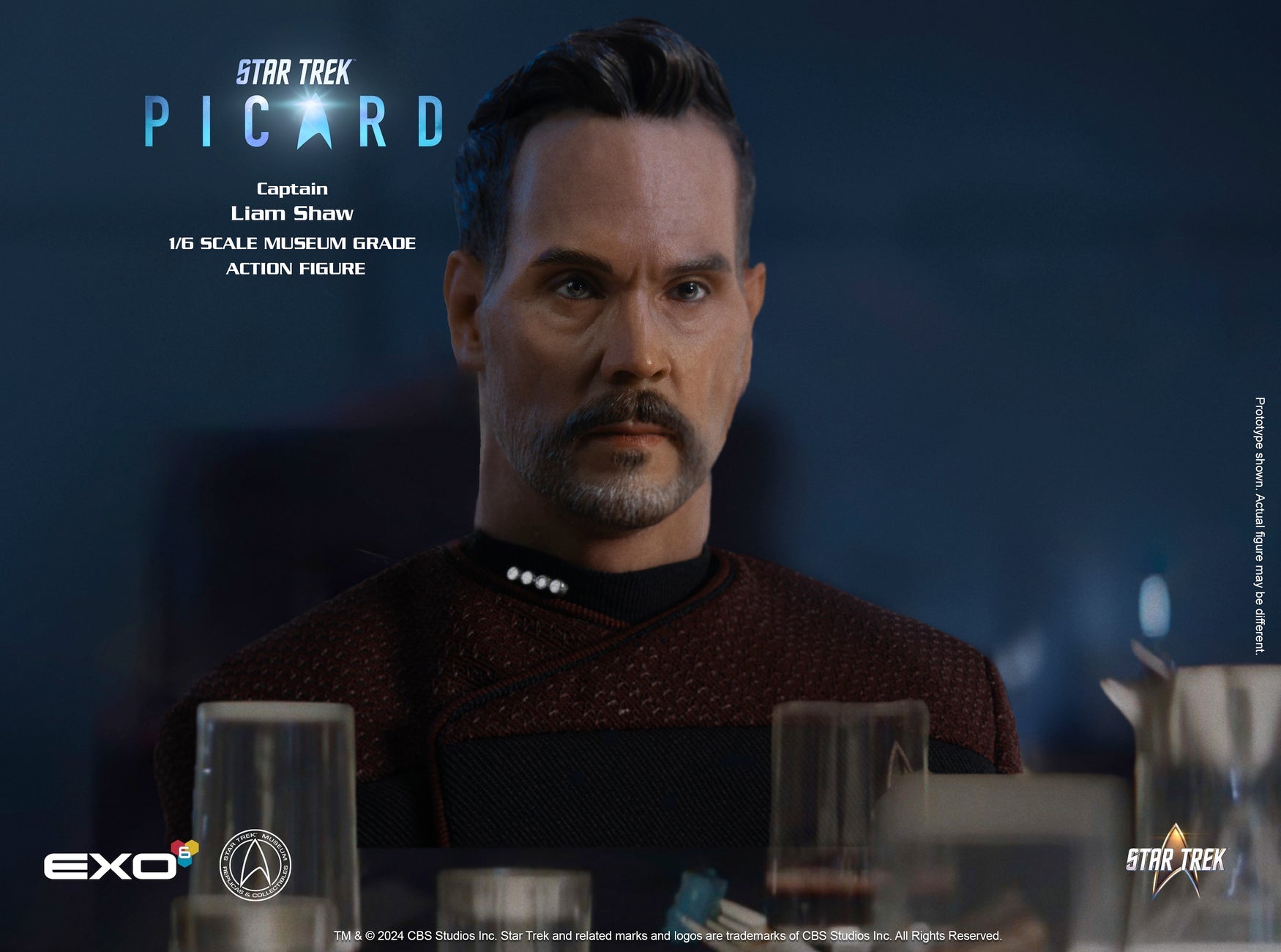 Captain Liam Shaw: Star Trek: Picard: Sixth Scale EX0-6