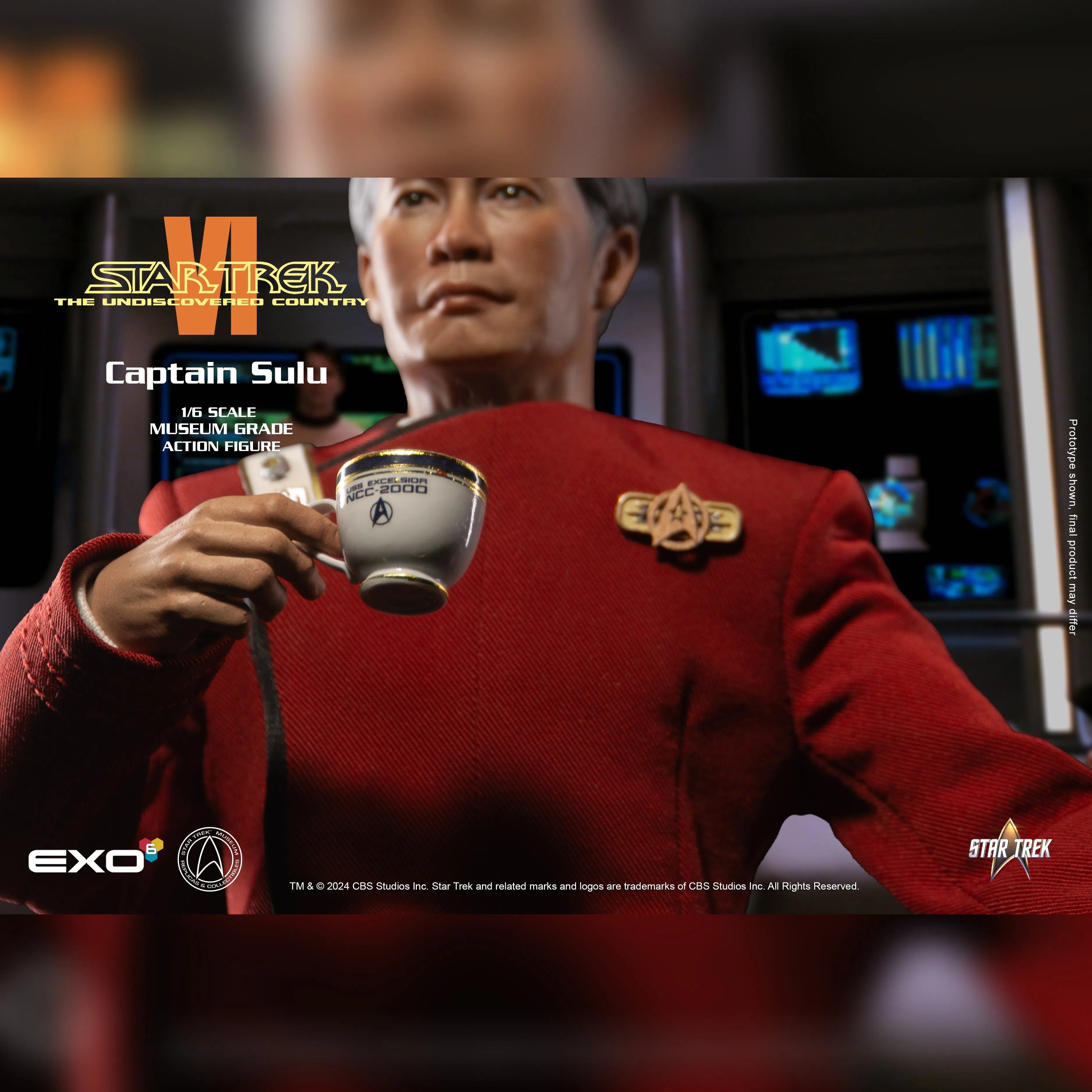 Captain Sulu: Star Trek: The Undiscovered Country: Sixth Scale EXO-6