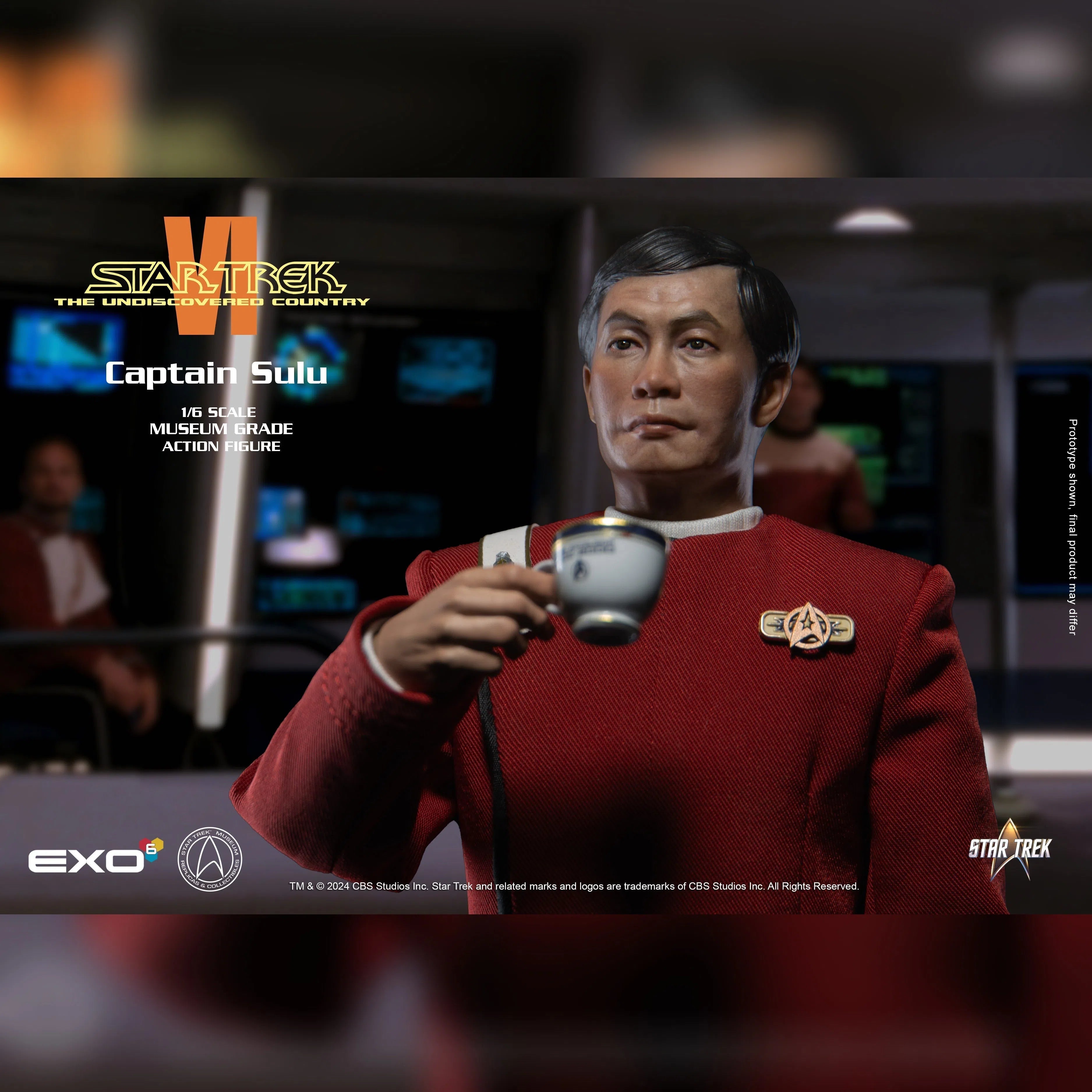 Captain Sulu: Star Trek: The Undiscovered Country: Sixth Scale EXO-6