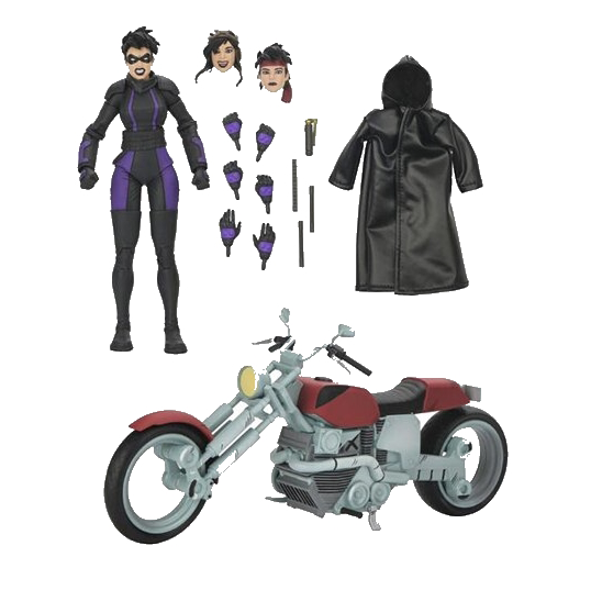 Teenage Mutant Ninja Turtles: The Last Ronin: Casey Marie & Motorcycle: 7" Action Figure