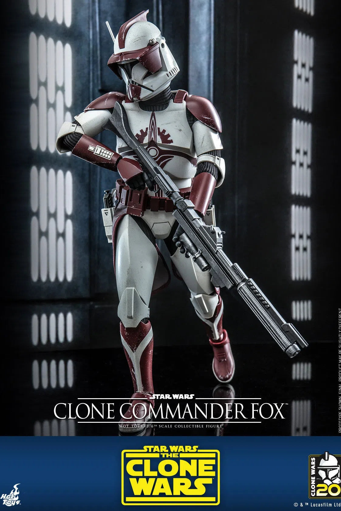 Clone Commander Fox: The Clone Wars: Star Wars Hot Toys