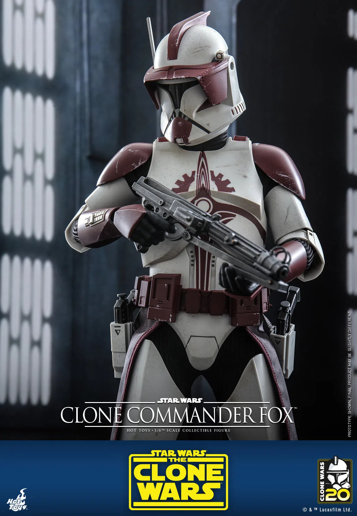 Clone Commander Fox: The Clone Wars: Star Wars Hot Toys