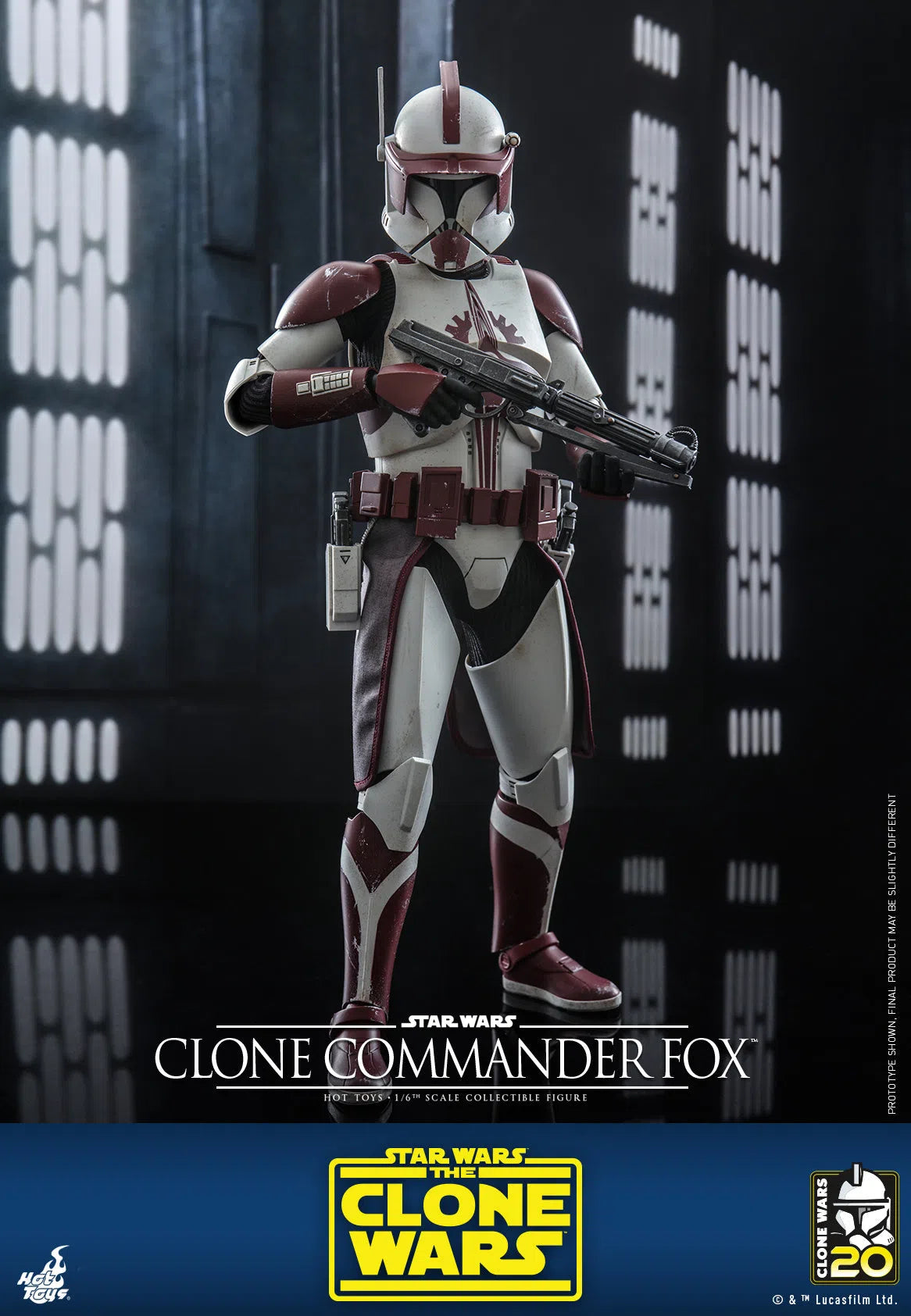 Clone Commander Fox: The Clone Wars: Star Wars Hot Toys