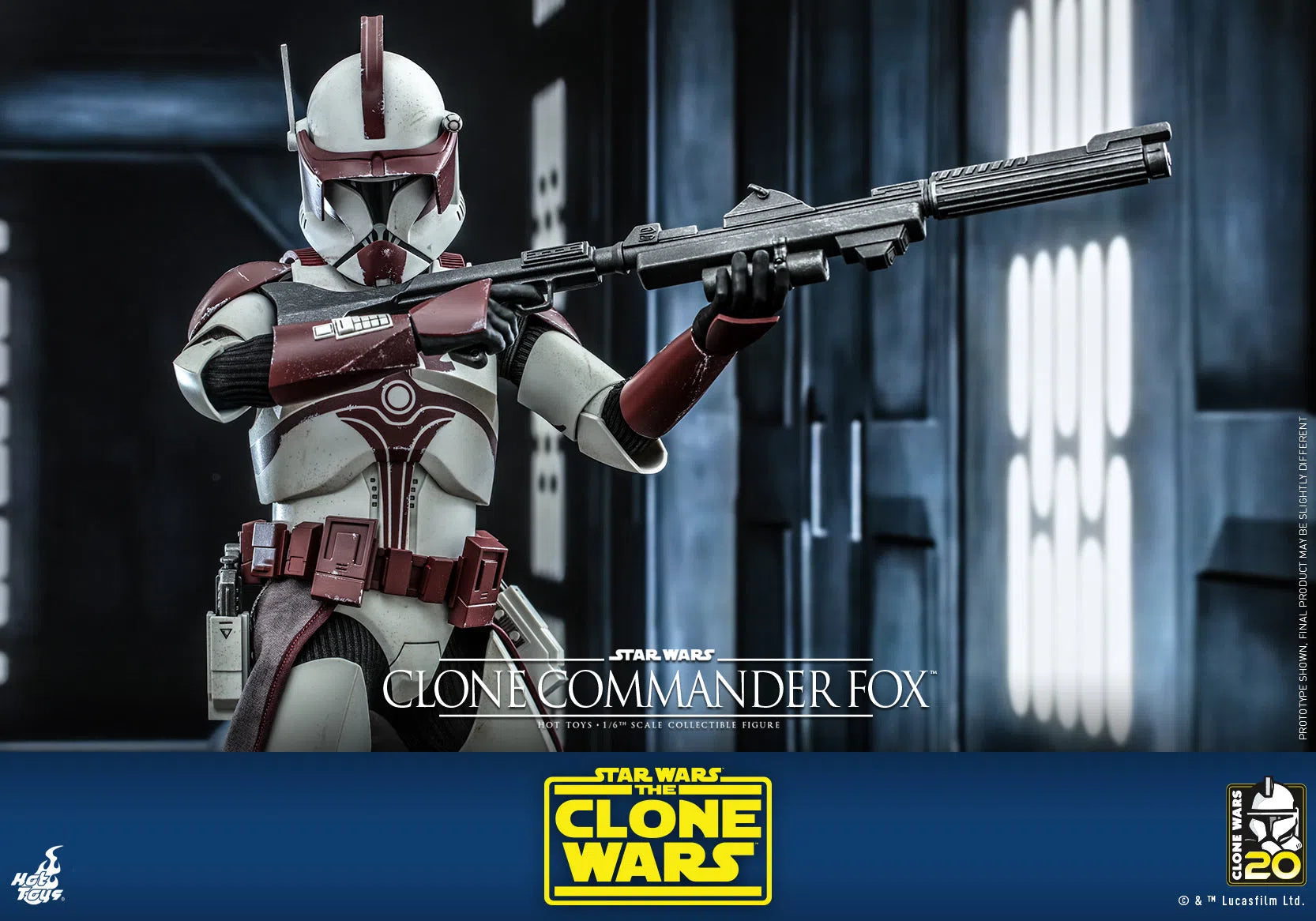 Clone Commander Fox: The Clone Wars: Star Wars Hot Toys