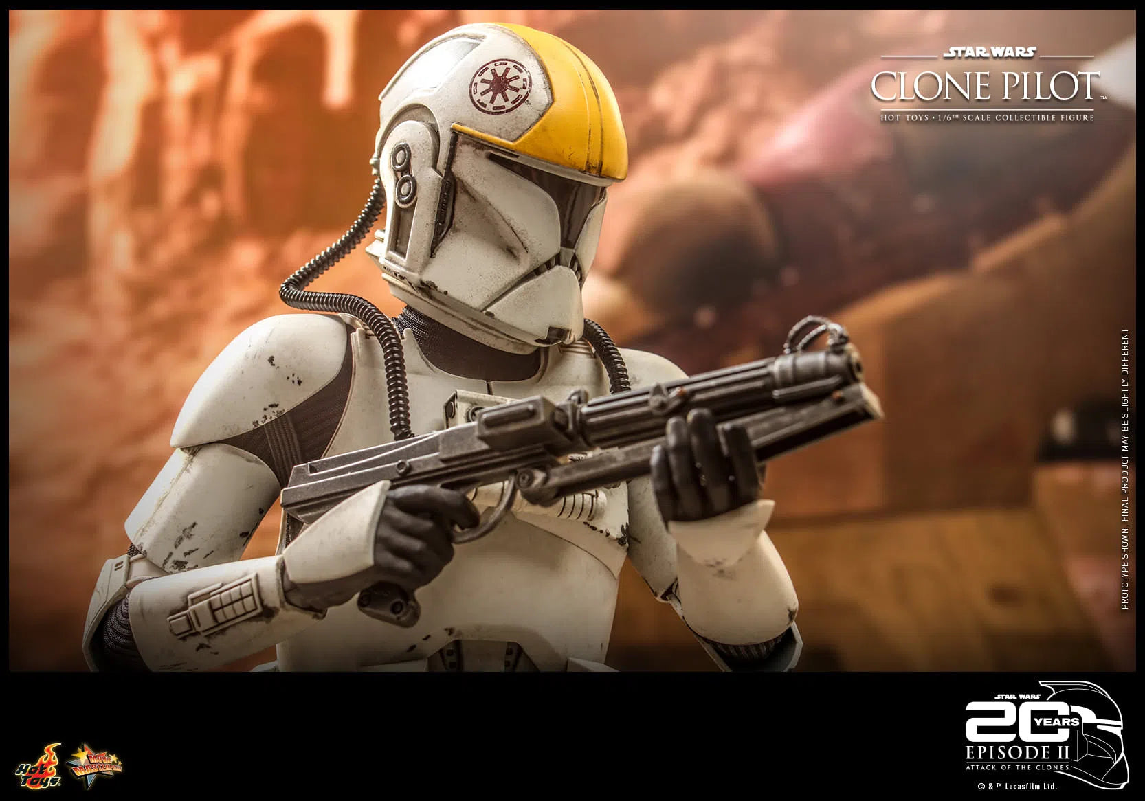 Clone Pilot: Star Wars: Attack Of The Clones: MMS648 Hot Toys