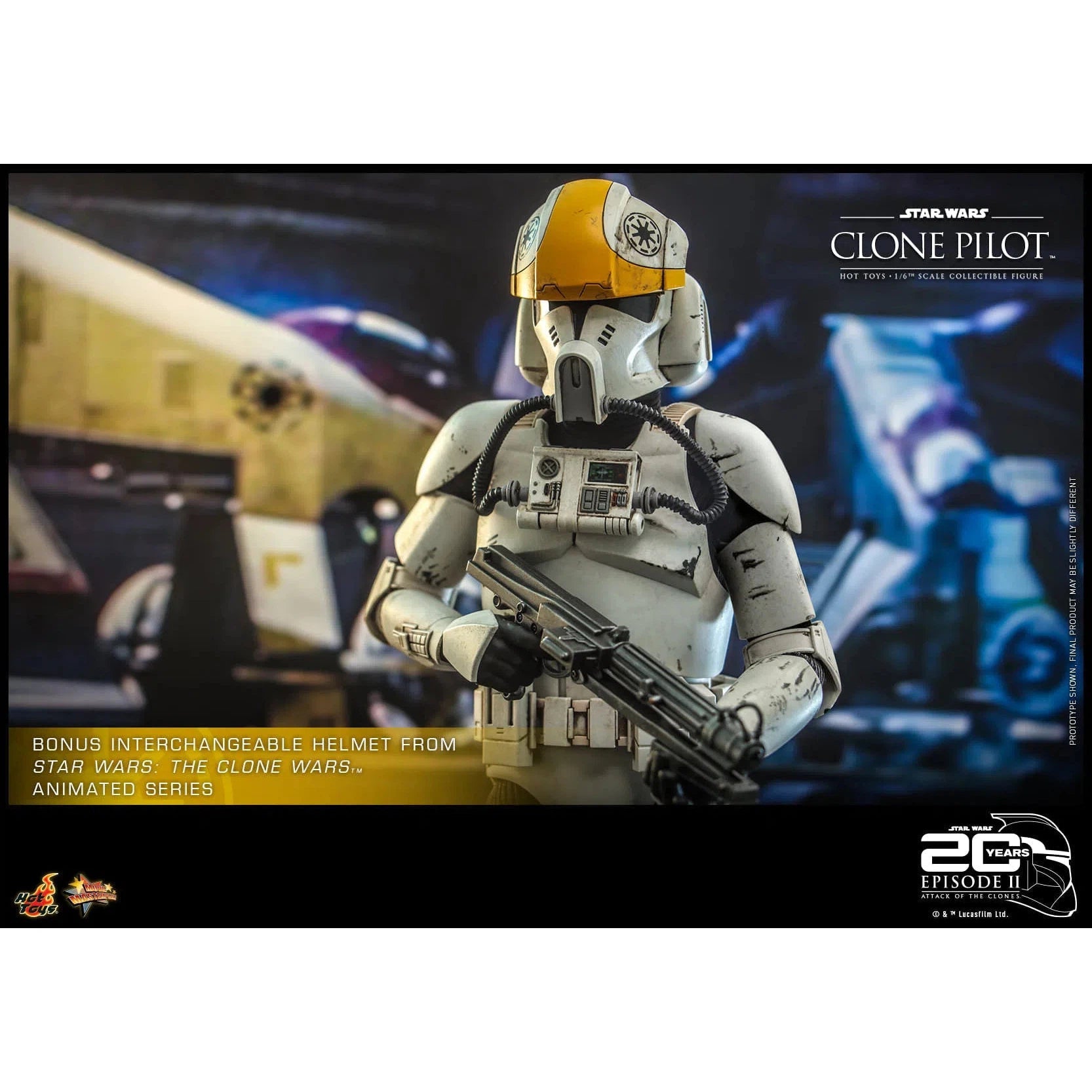 Clone Pilot: Star Wars: Attack Of The Clones: MMS648 Hot Toys