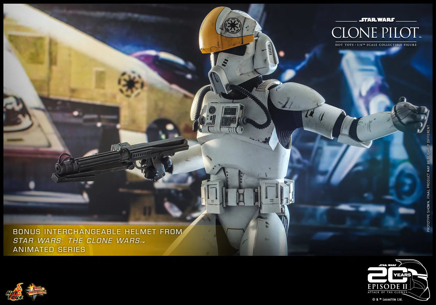 Clone Pilot: Star Wars: Attack Of The Clones: MMS648 Hot Toys