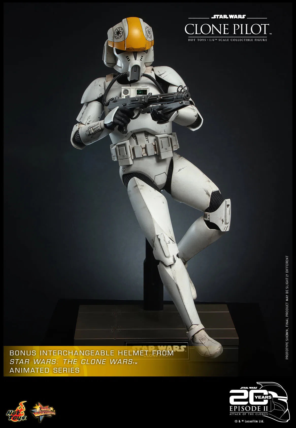 Clone Pilot: Star Wars: Attack Of The Clones: MMS648 Hot Toys